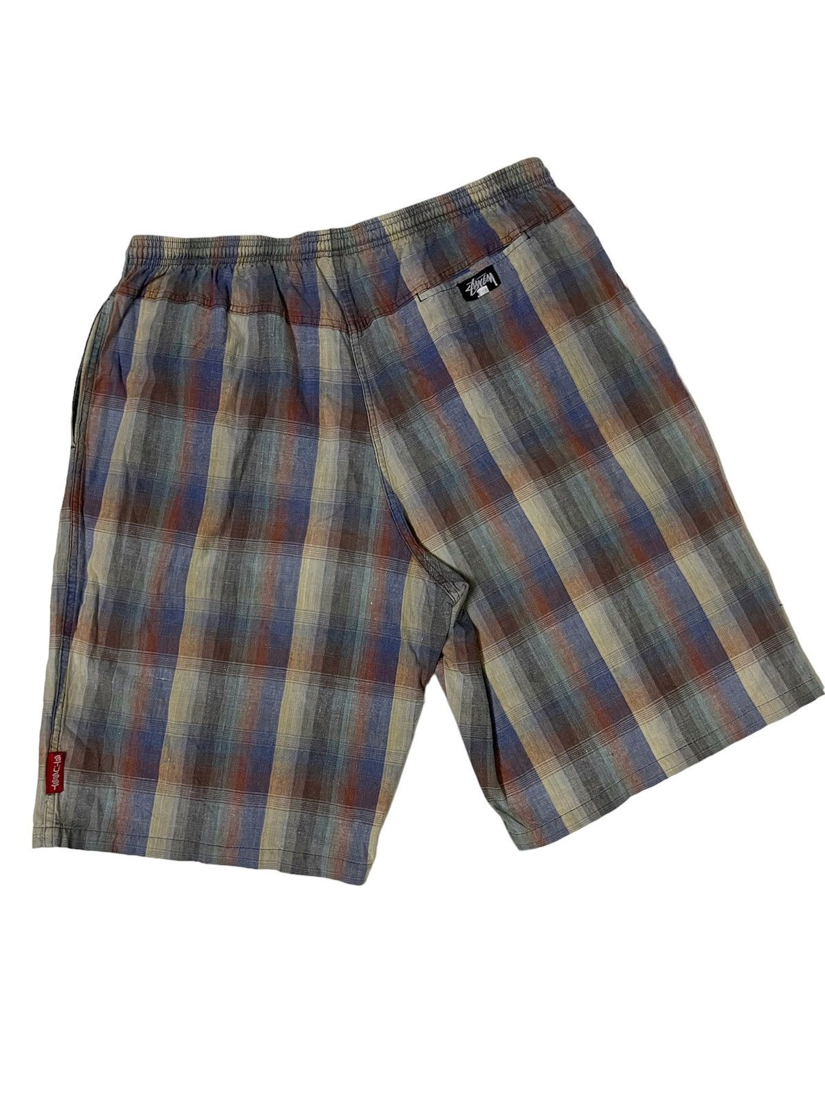 Stussy Vintage Oversized Stussy Fresh Gear Checkered Shorts Pant Size US 38 / EU 54 - 5 Thumbnail