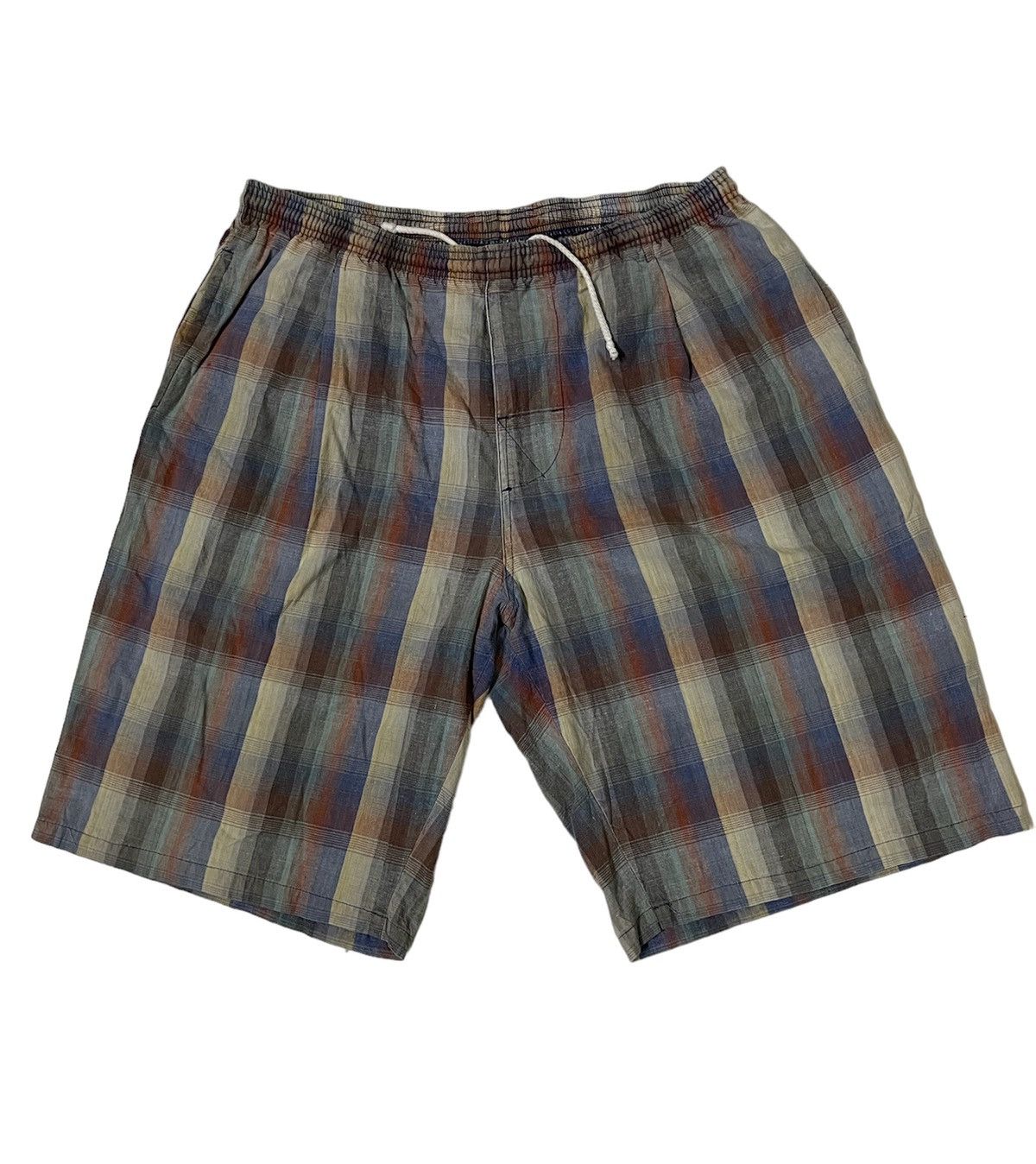 Stussy Vintage Oversized Stussy Fresh Gear Checkered Shorts Pant Size US 38 / EU 54 - 2 Thumbnail