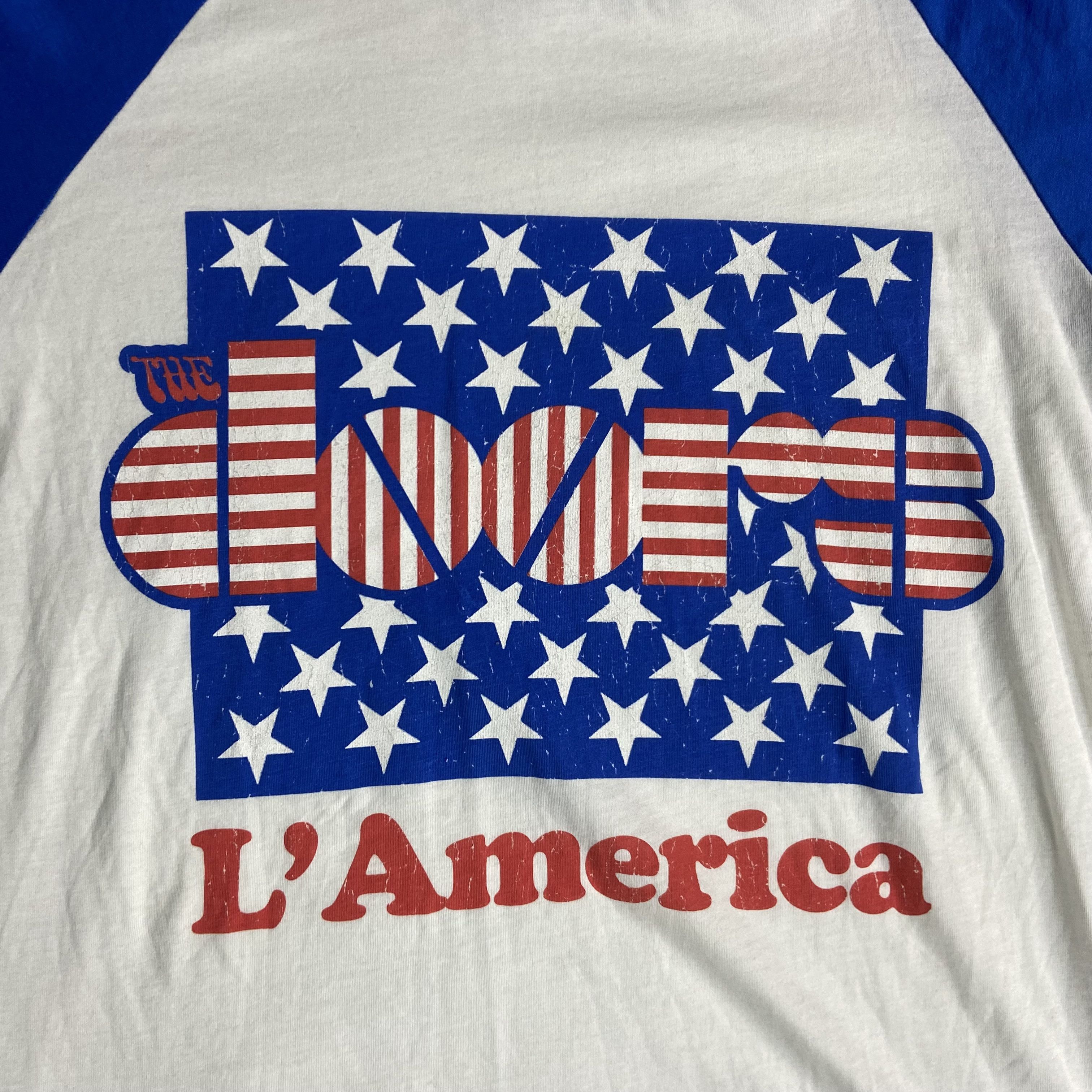 Band Tees DOORS L'AMERICA 1990s VINTAGE 3/4 LONG SLEEVE TEE - № 369 Size US M / EU 48-50 / 2 - 6 Thumbnail
