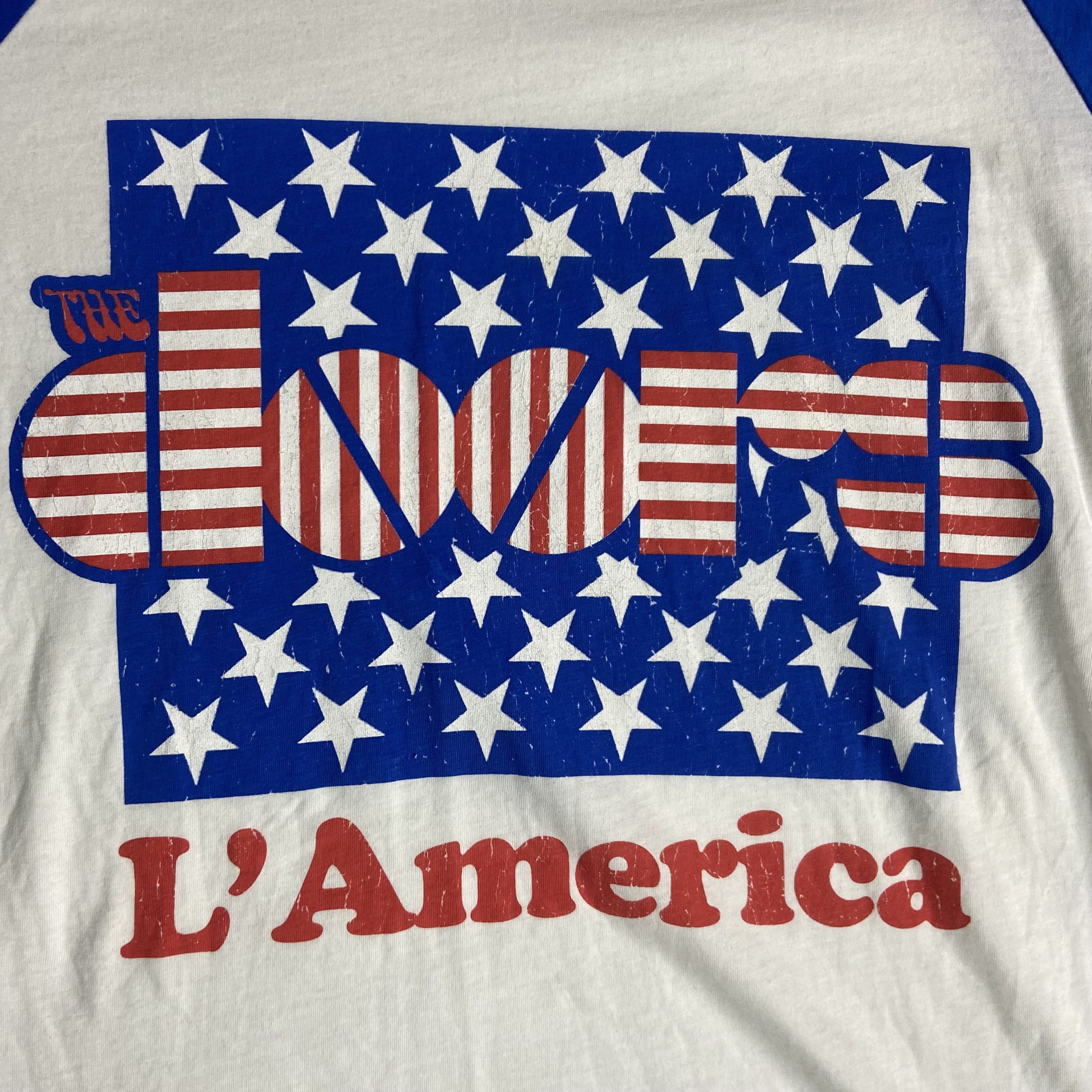 Band Tees DOORS L'AMERICA 1990s VINTAGE 3/4 LONG SLEEVE TEE - № 369 Size US M / EU 48-50 / 2 - 7 Thumbnail