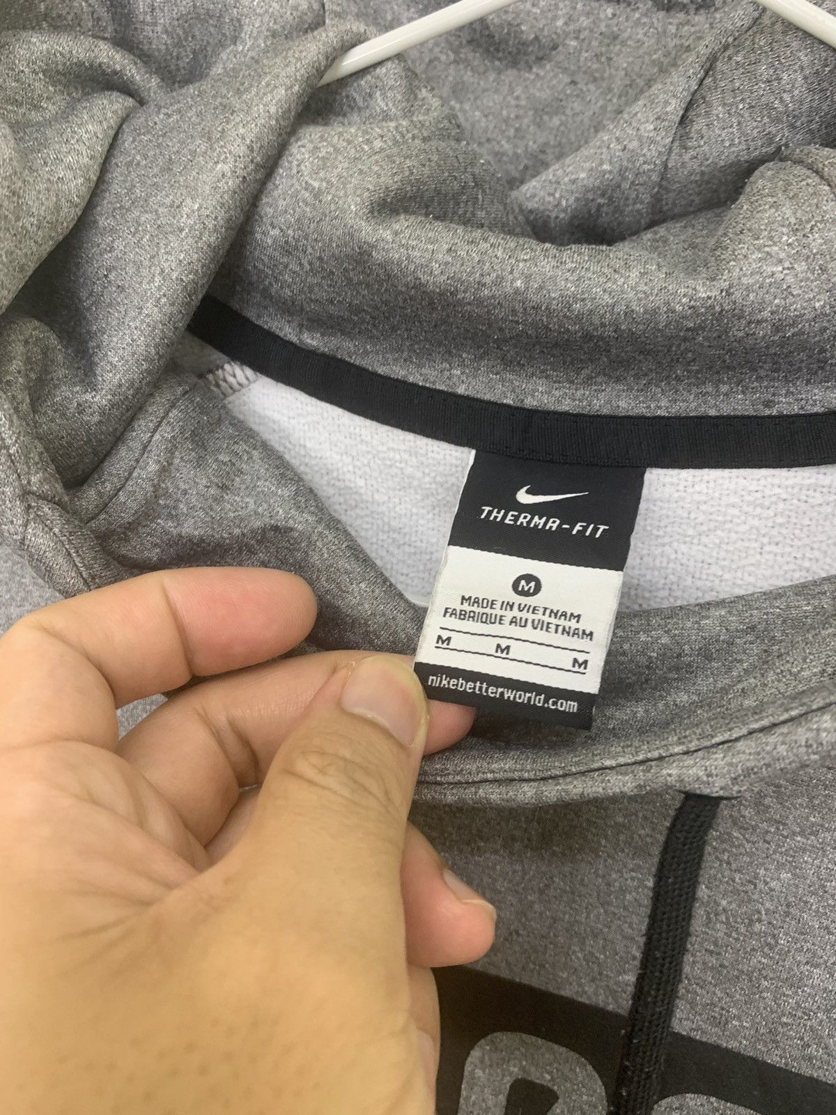 Nike Nike SWOOSH Spelled Out Hoodie Size US M / EU 48-50 / 2 - 7 Thumbnail