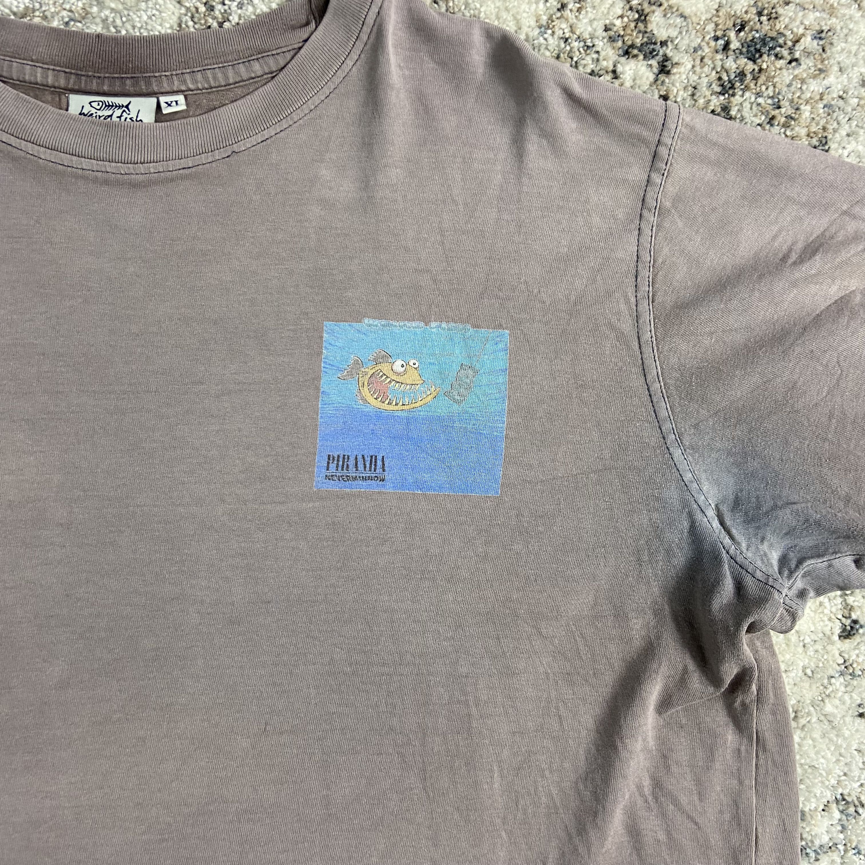 Nirvana 1990s NIRVANA x WEIRD & FISH - SUN FADED NEVERMIND TEE 812 Size US XL / EU 56 / 4 - 7 Thumbnail