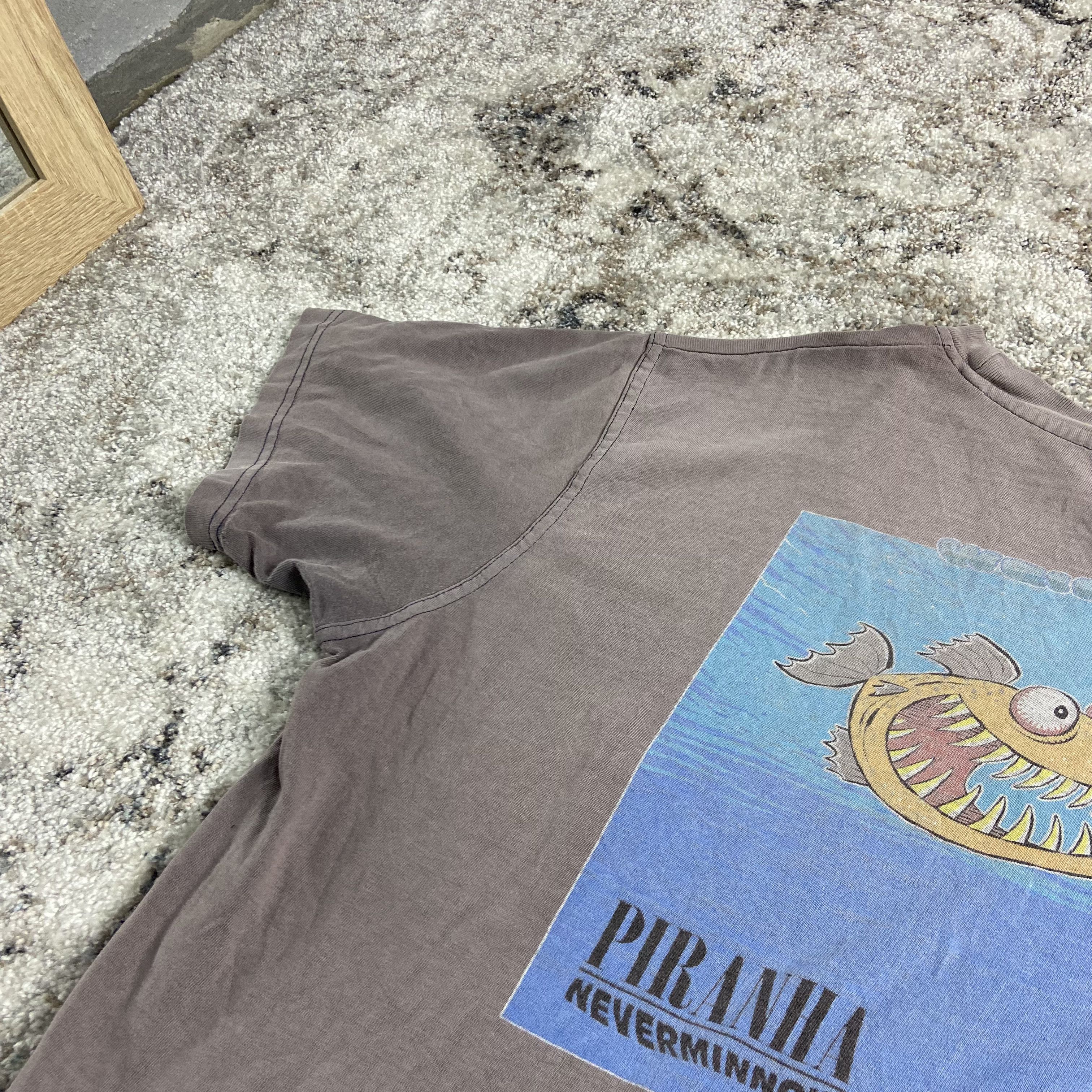 Nirvana 1990s NIRVANA x WEIRD & FISH - SUN FADED NEVERMIND TEE 812 Size US XL / EU 56 / 4 - 14 Thumbnail