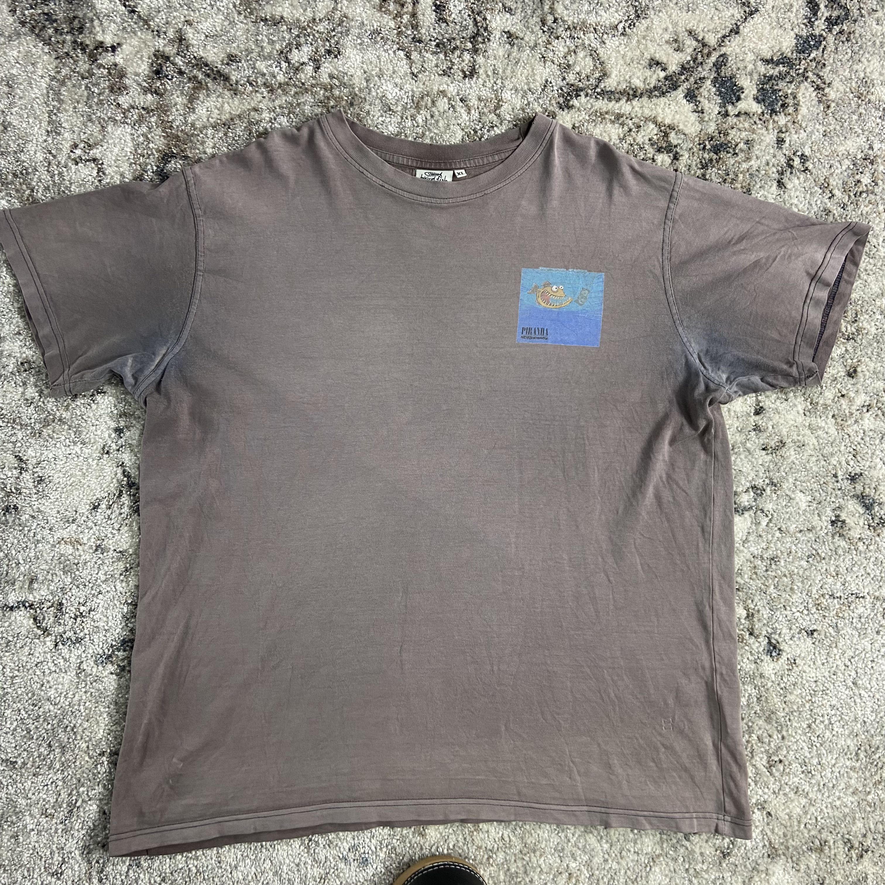 Nirvana 1990s NIRVANA x WEIRD & FISH - SUN FADED NEVERMIND TEE 812 Size US XL / EU 56 / 4 - 5 Thumbnail