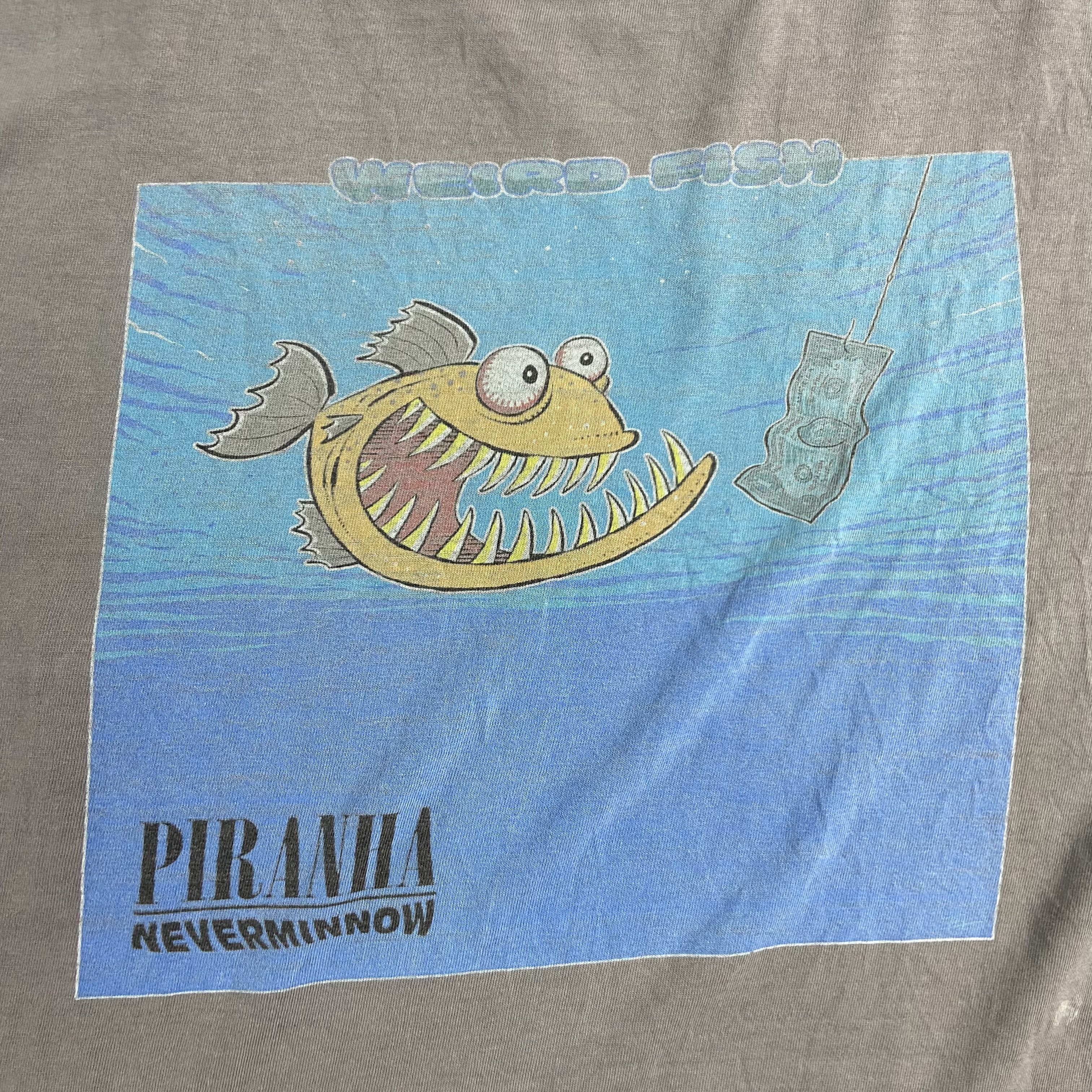 Nirvana 1990s NIRVANA x WEIRD & FISH - SUN FADED NEVERMIND TEE 812 Size US XL / EU 56 / 4 - 4 Thumbnail