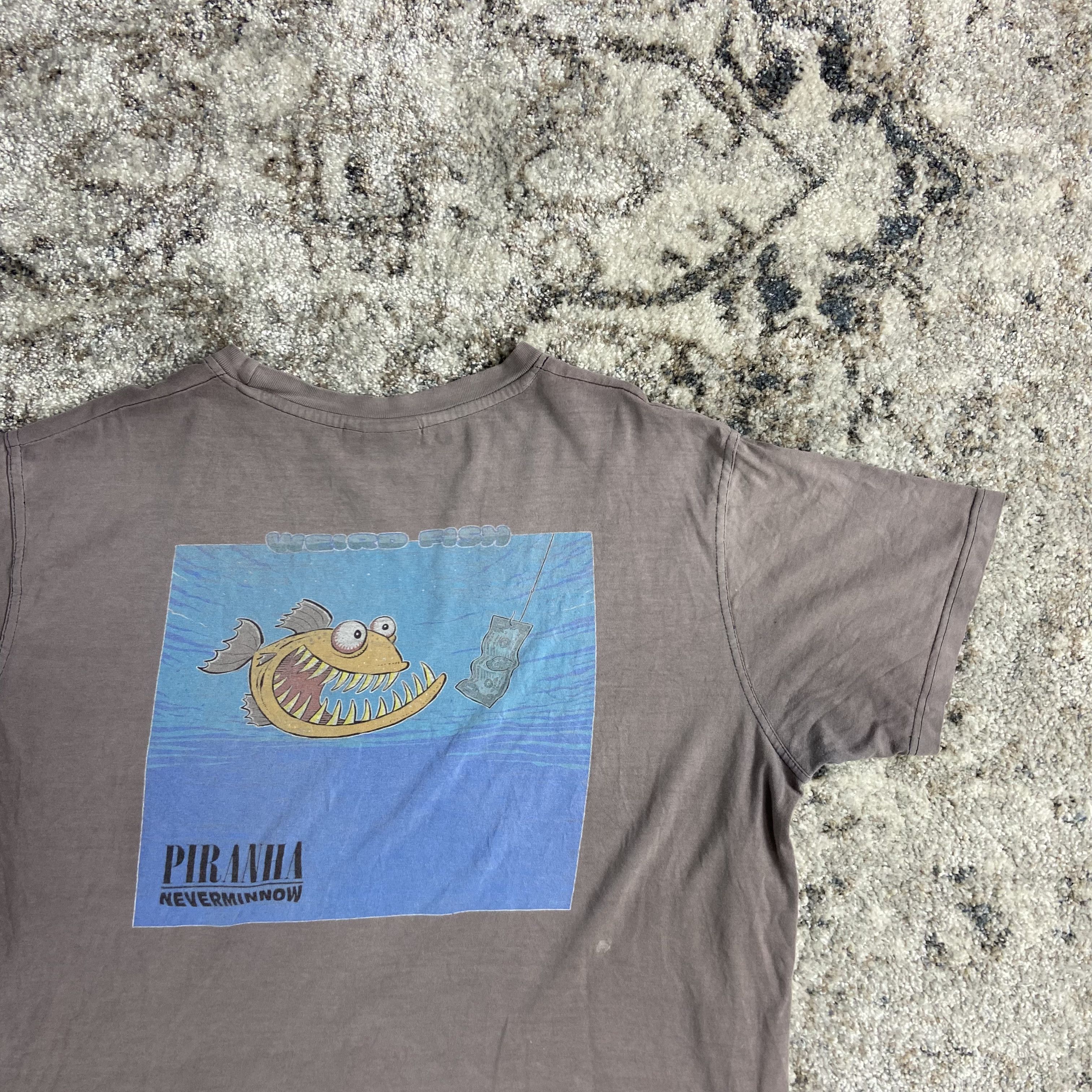 Nirvana 1990s NIRVANA x WEIRD & FISH - SUN FADED NEVERMIND TEE 812 Size US XL / EU 56 / 4 - 2 Thumbnail