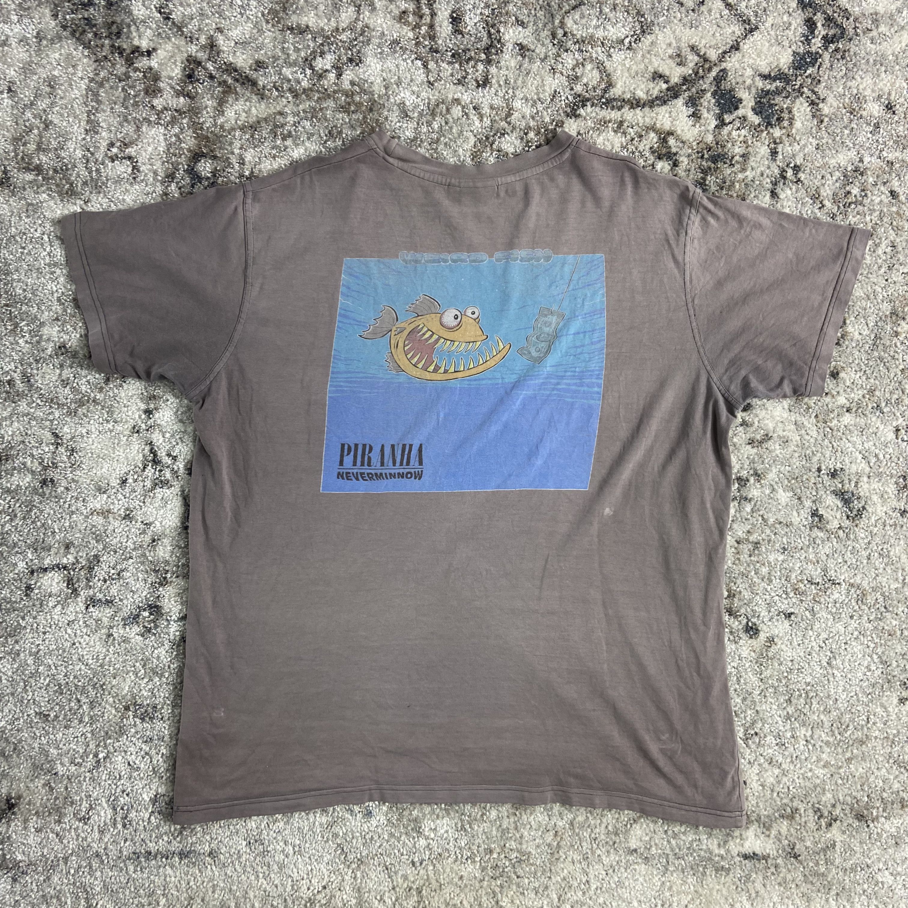 Nirvana 1990s NIRVANA x WEIRD & FISH - SUN FADED NEVERMIND TEE 812 Size US XL / EU 56 / 4 - 1 Thumbnail