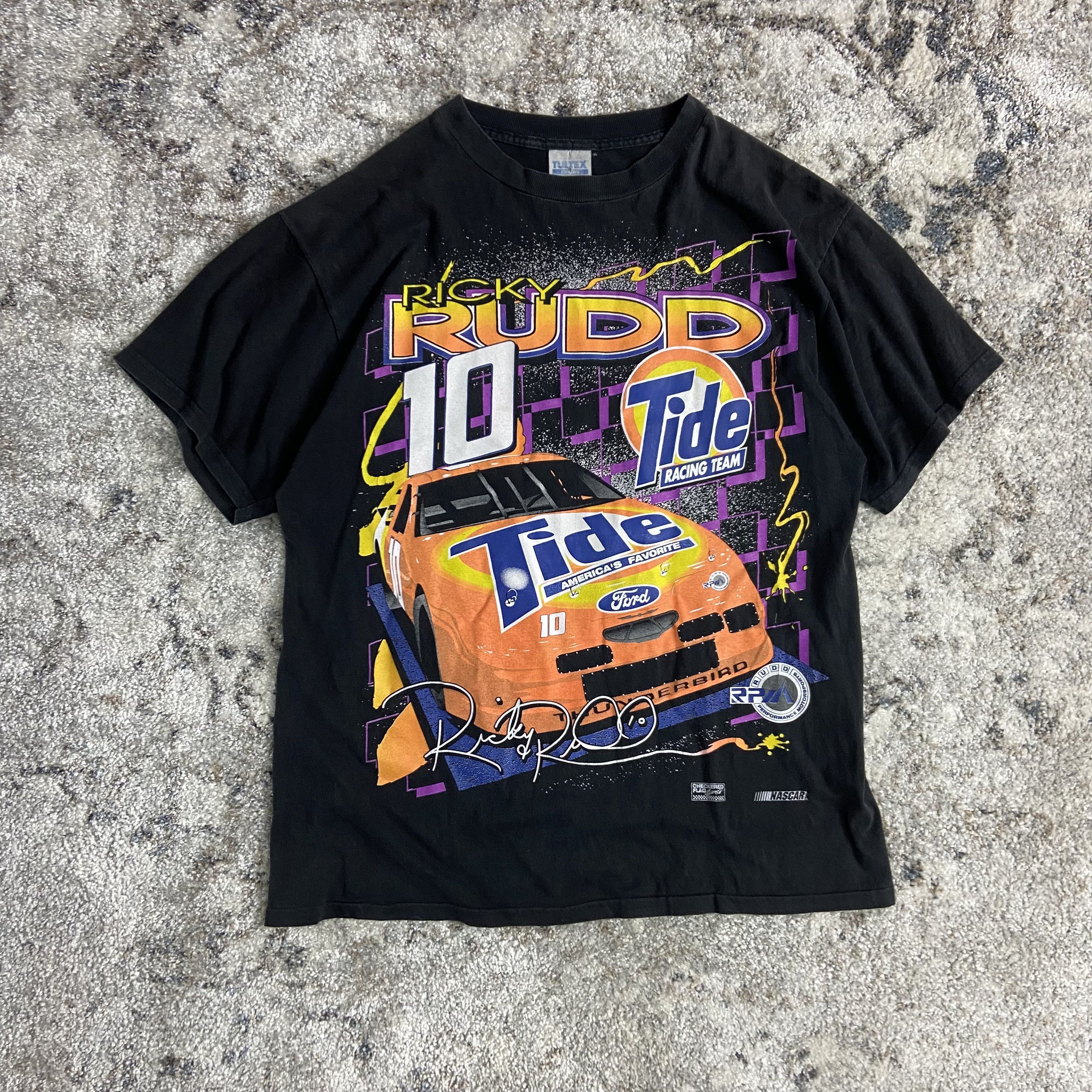 NASCAR NASCAR ARCHIVE 1990s RICKY RUDD TIDE FORD TEE - LOT № 31 Size US L / EU 52-54 / 3 - 1 Thumbnail