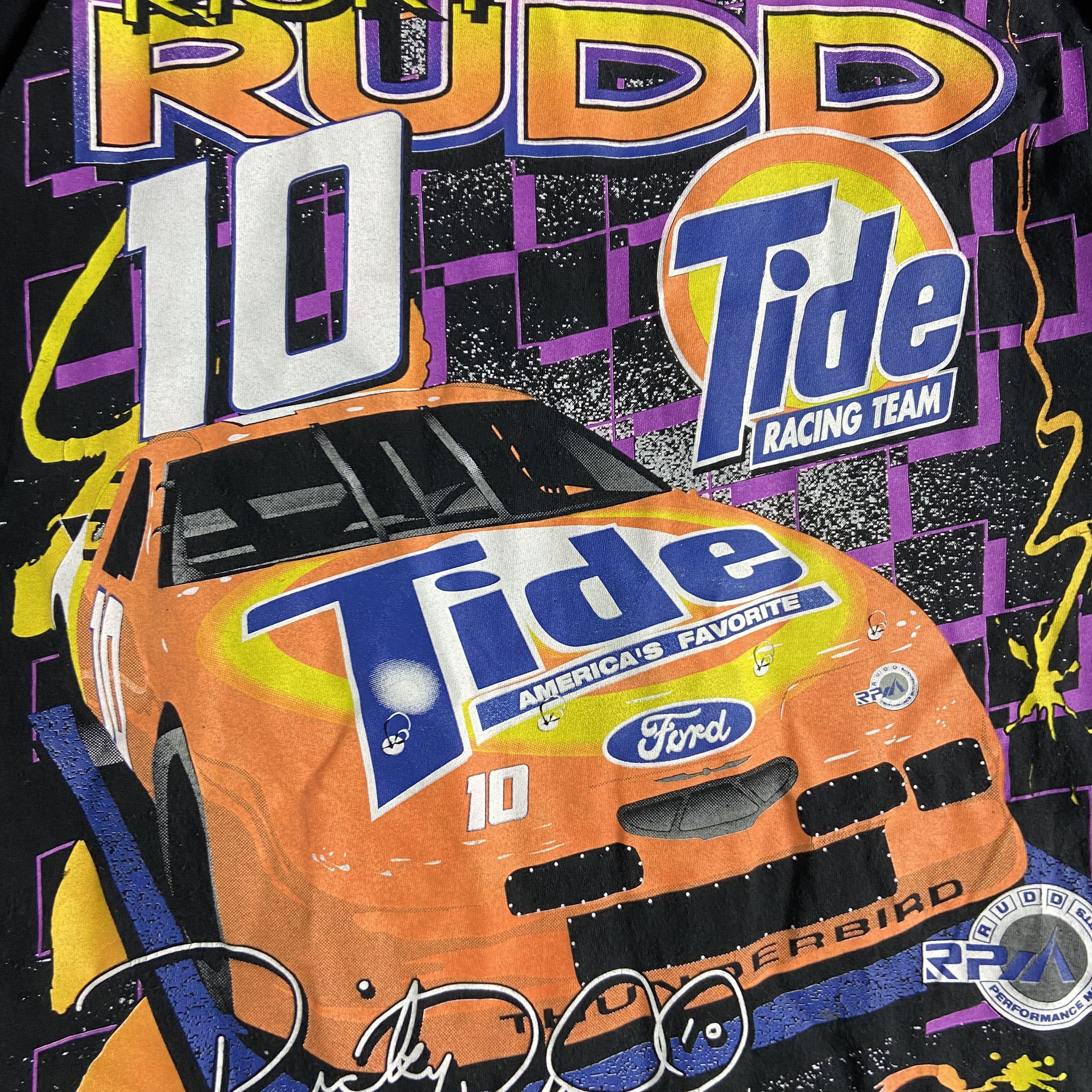 NASCAR NASCAR ARCHIVE 1990s RICKY RUDD TIDE FORD TEE - LOT № 31 Size US L / EU 52-54 / 3 - 6 Thumbnail