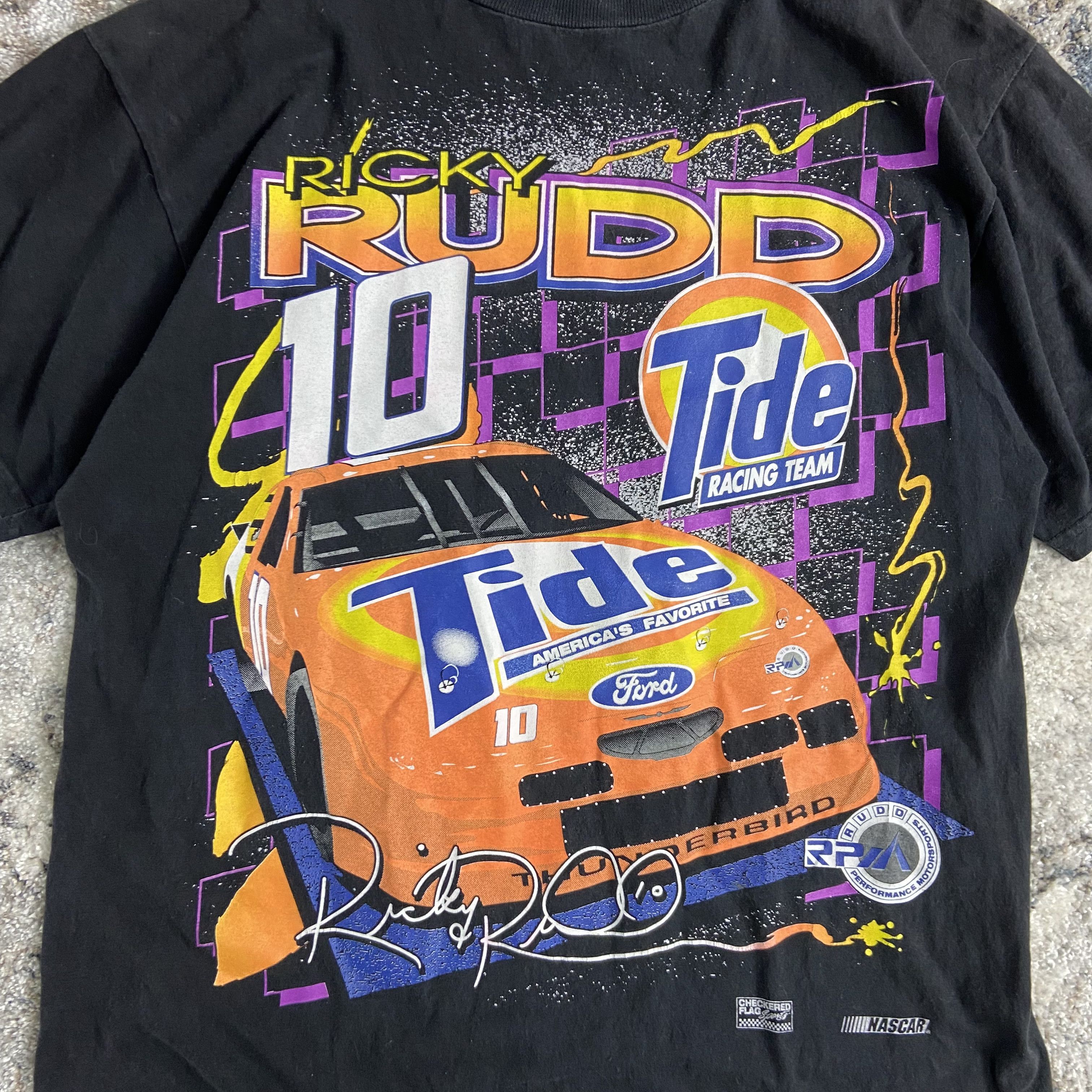 NASCAR NASCAR ARCHIVE 1990s RICKY RUDD TIDE FORD TEE - LOT № 31 Size US L / EU 52-54 / 3 - 4 Thumbnail