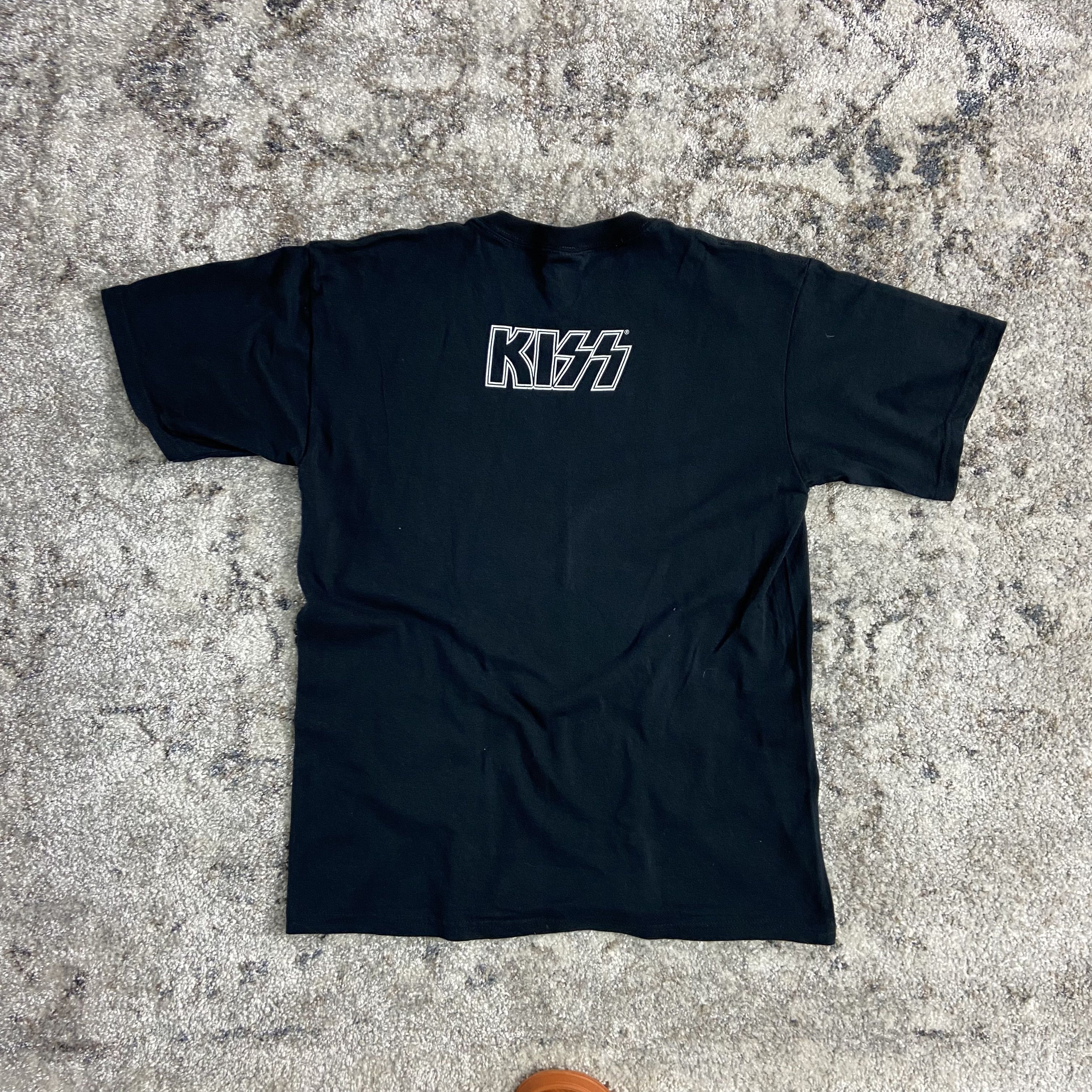 2000s KISS BIG PRINT FACE VERY RARE VINTAGE BAND TEE - № 425