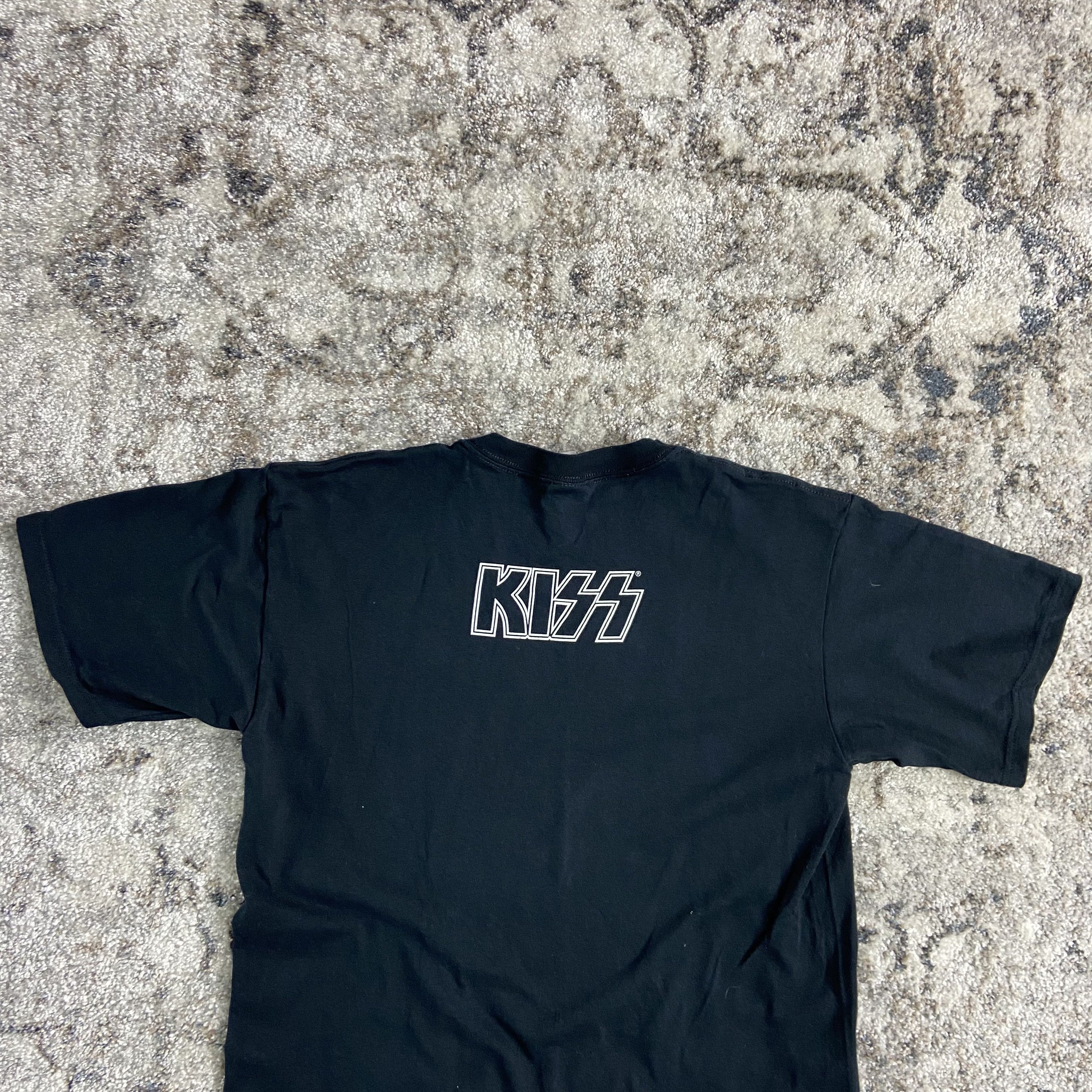 2000s KISS BIG PRINT FACE VERY RARE VINTAGE BAND TEE - № 425