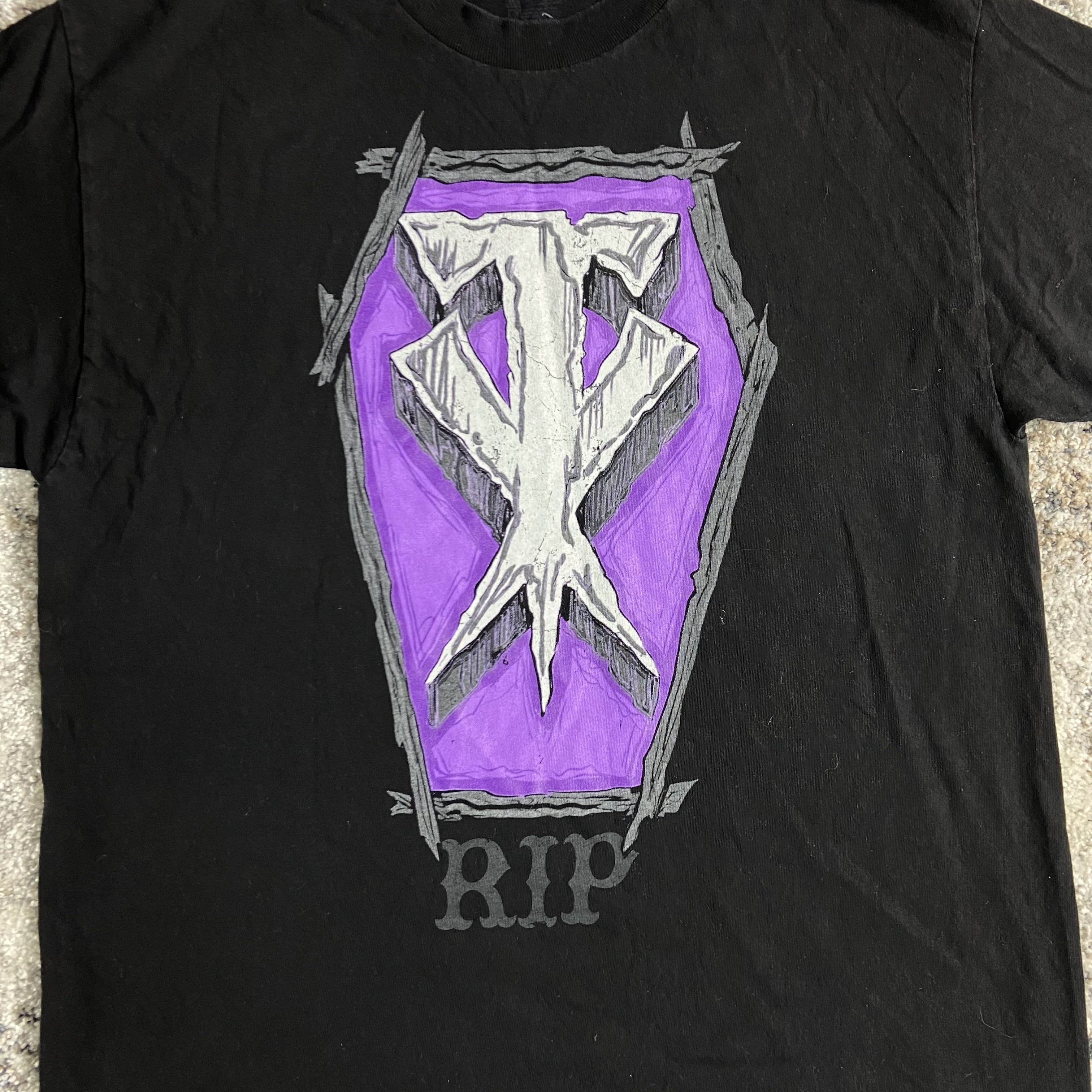 Vintage UNDERTAKER R.I.P. FADED RARE TEE - № 494 Size US XL / EU 56 / 4 - 8 Thumbnail