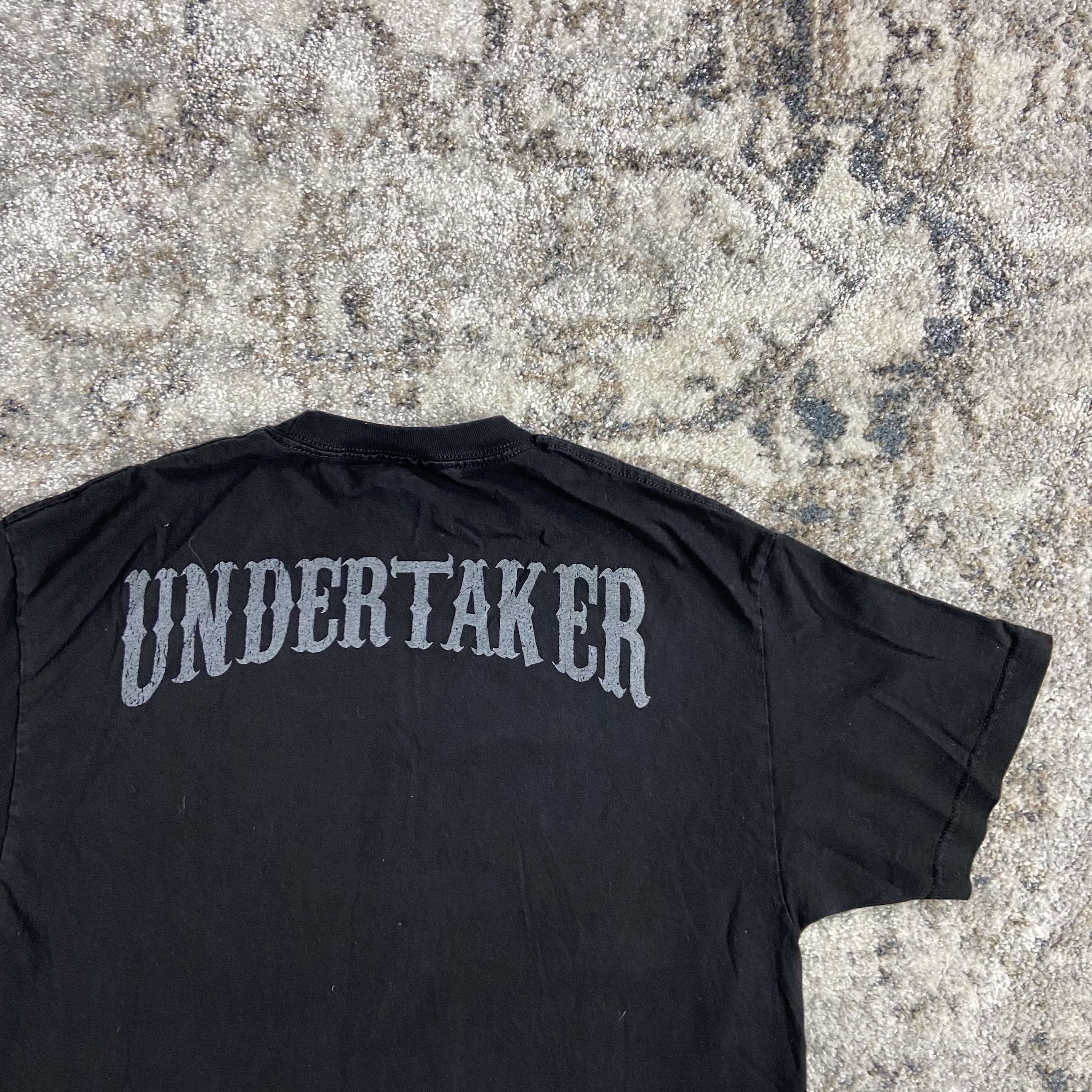 Vintage UNDERTAKER R.I.P. FADED RARE TEE - № 494 Size US XL / EU 56 / 4 - 4 Thumbnail