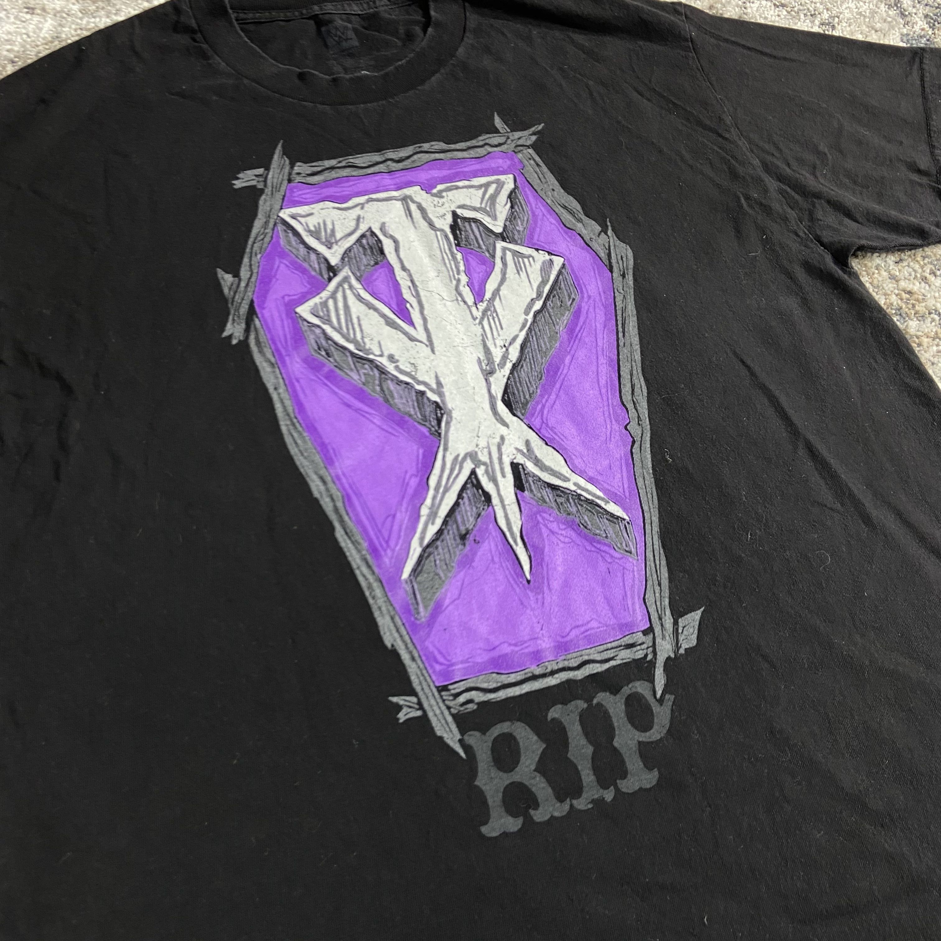 Vintage UNDERTAKER R.I.P. FADED RARE TEE - № 494 Size US XL / EU 56 / 4 - 6 Thumbnail