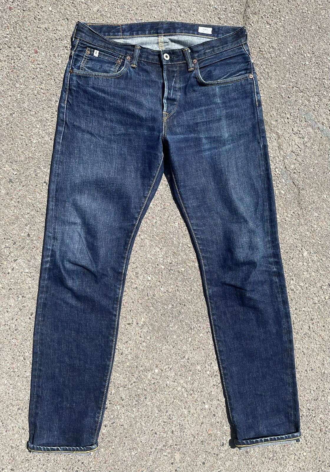 Edwin × Japanese Brand Edwin Japanese Denim Rainbow Selvedge Jeans Made Japan Size US 31 - 1 Thumbnail