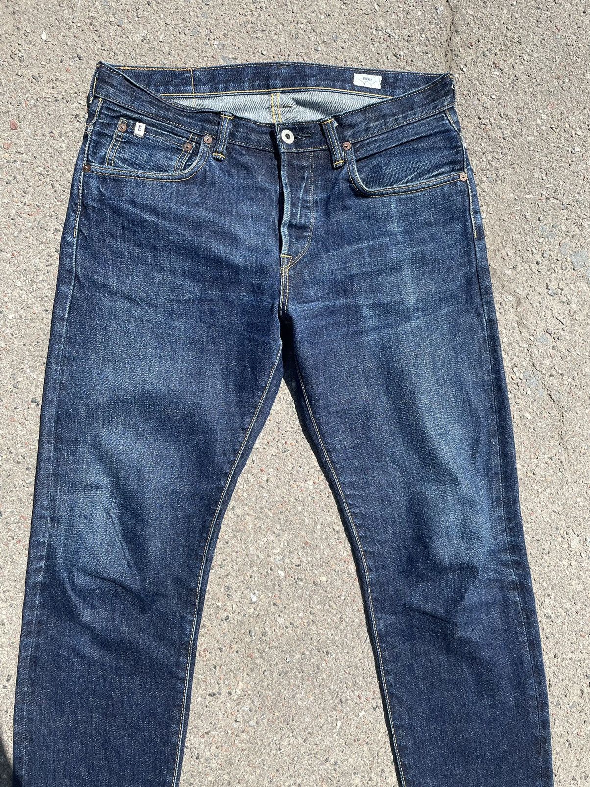 Edwin × Japanese Brand Edwin Japanese Denim Rainbow Selvedge Jeans Made Japan Size US 31 - 2 Thumbnail