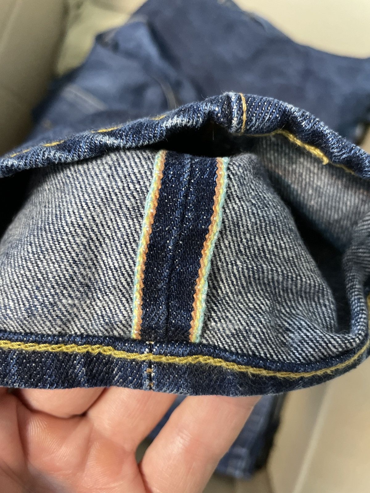 Edwin × Japanese Brand Edwin Japanese Denim Rainbow Selvedge Jeans Made Japan Size US 31 - 9 Thumbnail