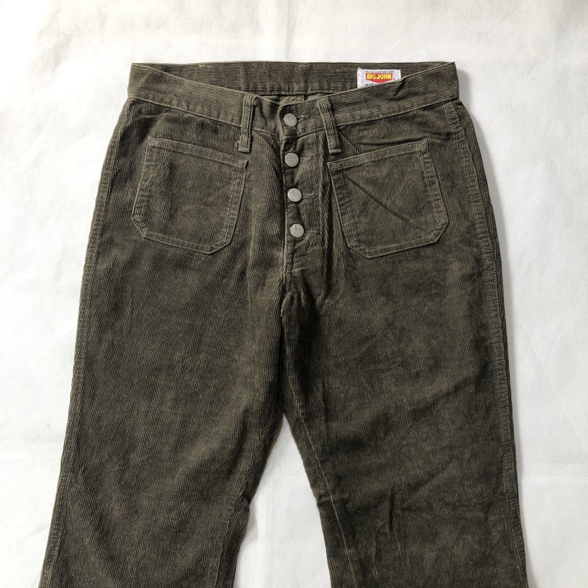 Big John × Vintage Flare! Vintage 70s BigJohn Bootcut Bell Bottom Corduroy Pant Size US 30 / EU 46 - 3 Thumbnail