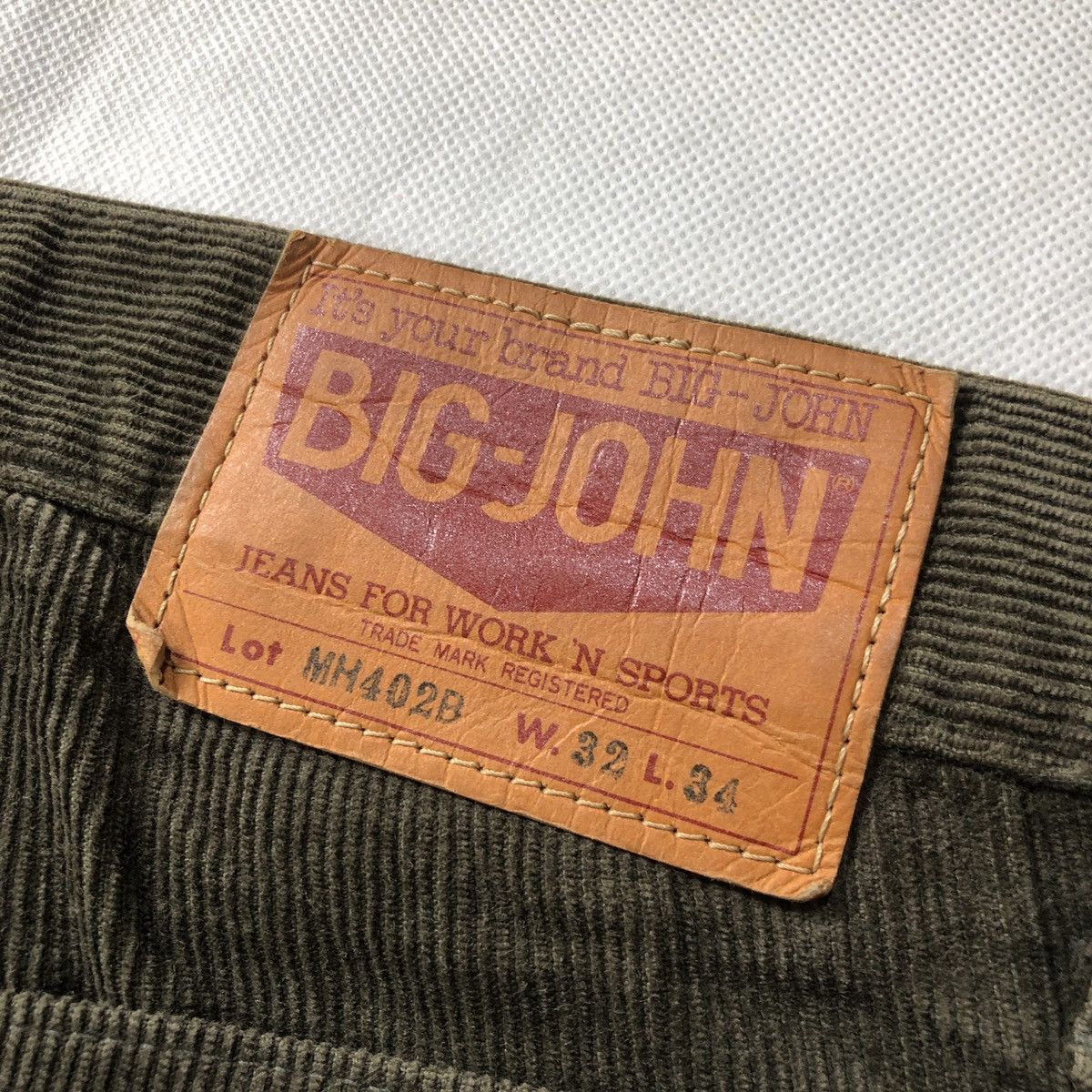Big John × Vintage Flare! Vintage 70s BigJohn Bootcut Bell Bottom Corduroy Pant Size US 30 / EU 46 - 8 Thumbnail