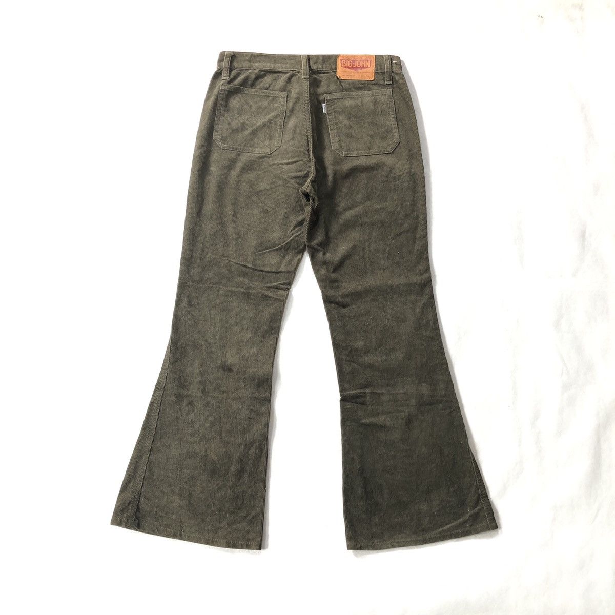 Big John × Vintage Flare! Vintage 70s BigJohn Bootcut Bell Bottom Corduroy Pant Size US 30 / EU 46 - 2 Thumbnail