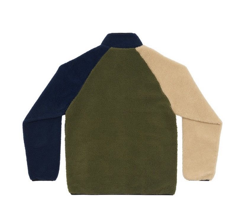 Only NY Only NY Color Blocking Fleece Full Zip Navy/Green/Cream XXL Size US XXL / EU 58 / 5 - 3 Thumbnail