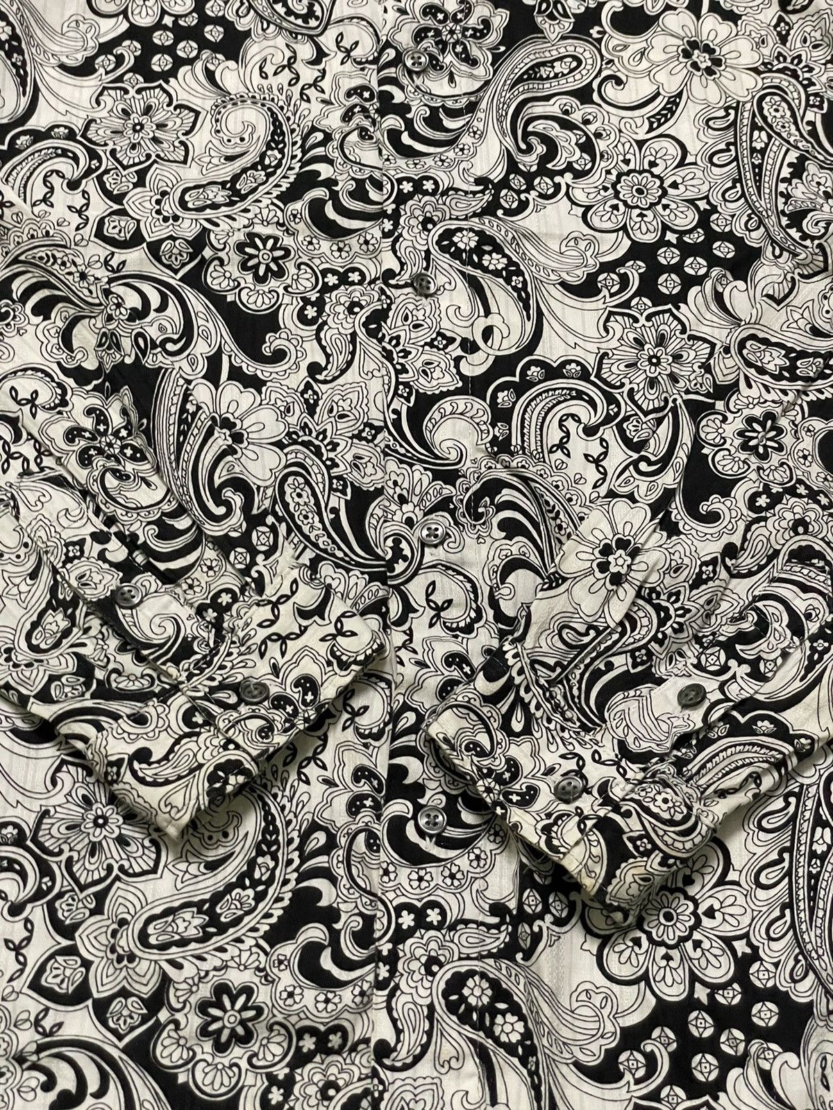 Japanese Brand Vintage Shirt Paisley Long Sleeve Size US M / EU 48-50 / 2 - 9 Thumbnail