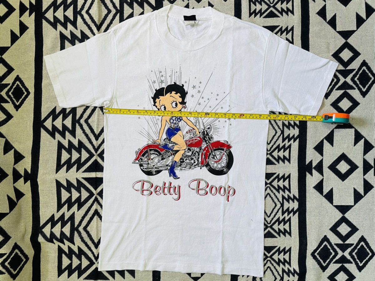 Other Vintage 1994 Betty Boop Cafe Race Tshirt Size US L / EU 52-54 / 3 - 4 Thumbnail
