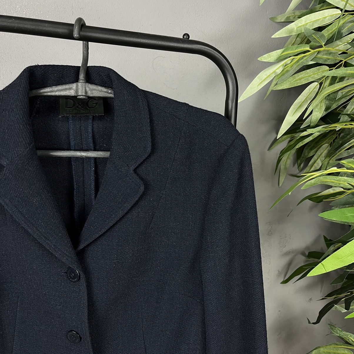 Dolce & Gabbana 1990s DOLCE & GABBANA ARCHIVE MINIMALISTIC BLAZER - № 2215 Size M / US 6-8 / IT 42-44 - 4 Thumbnail