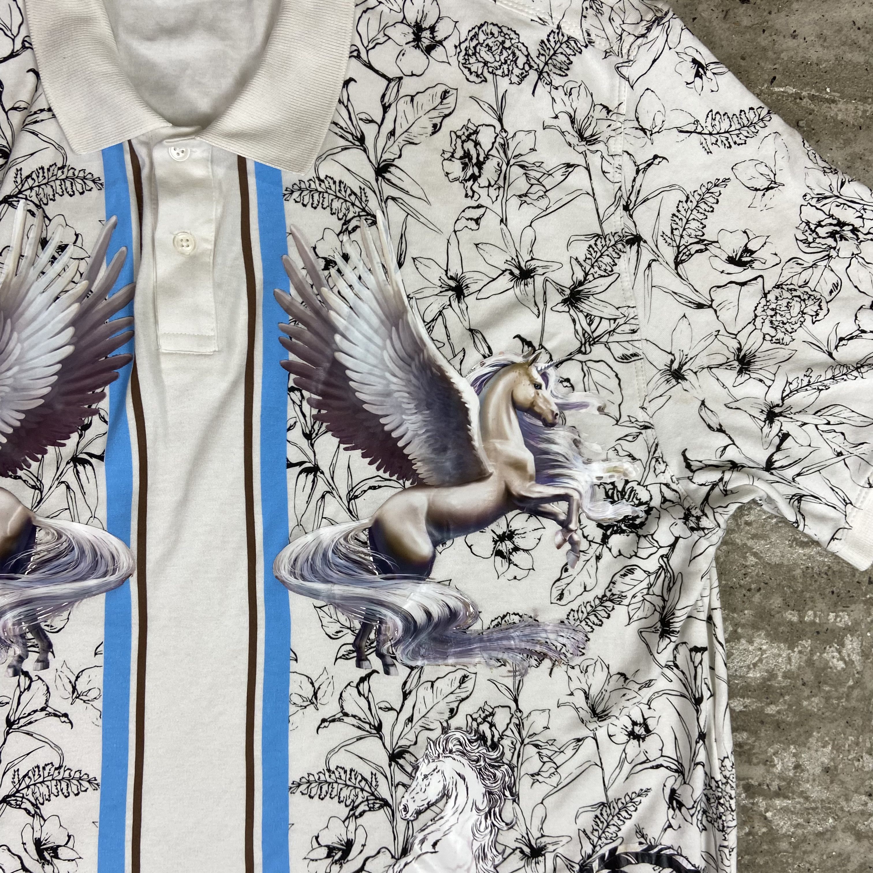 Other 1990s L'UOMO UOVO ARCHIVE RENAISSANCE PRINTED SHIRT - № 356 Size US L / EU 52-54 / 3 - 5 Thumbnail