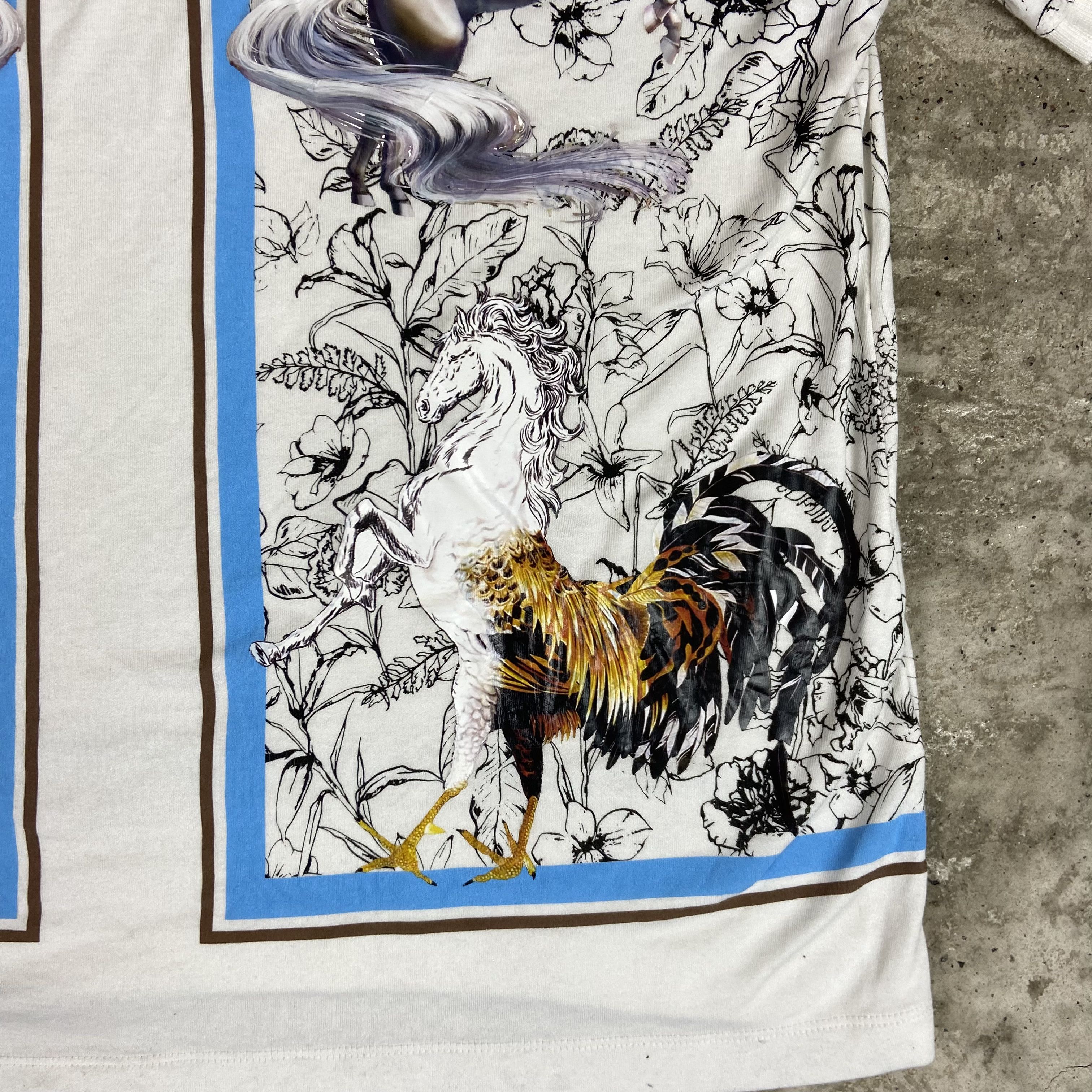 Other 1990s L'UOMO UOVO ARCHIVE RENAISSANCE PRINTED SHIRT - № 356 Size US L / EU 52-54 / 3 - 4 Thumbnail