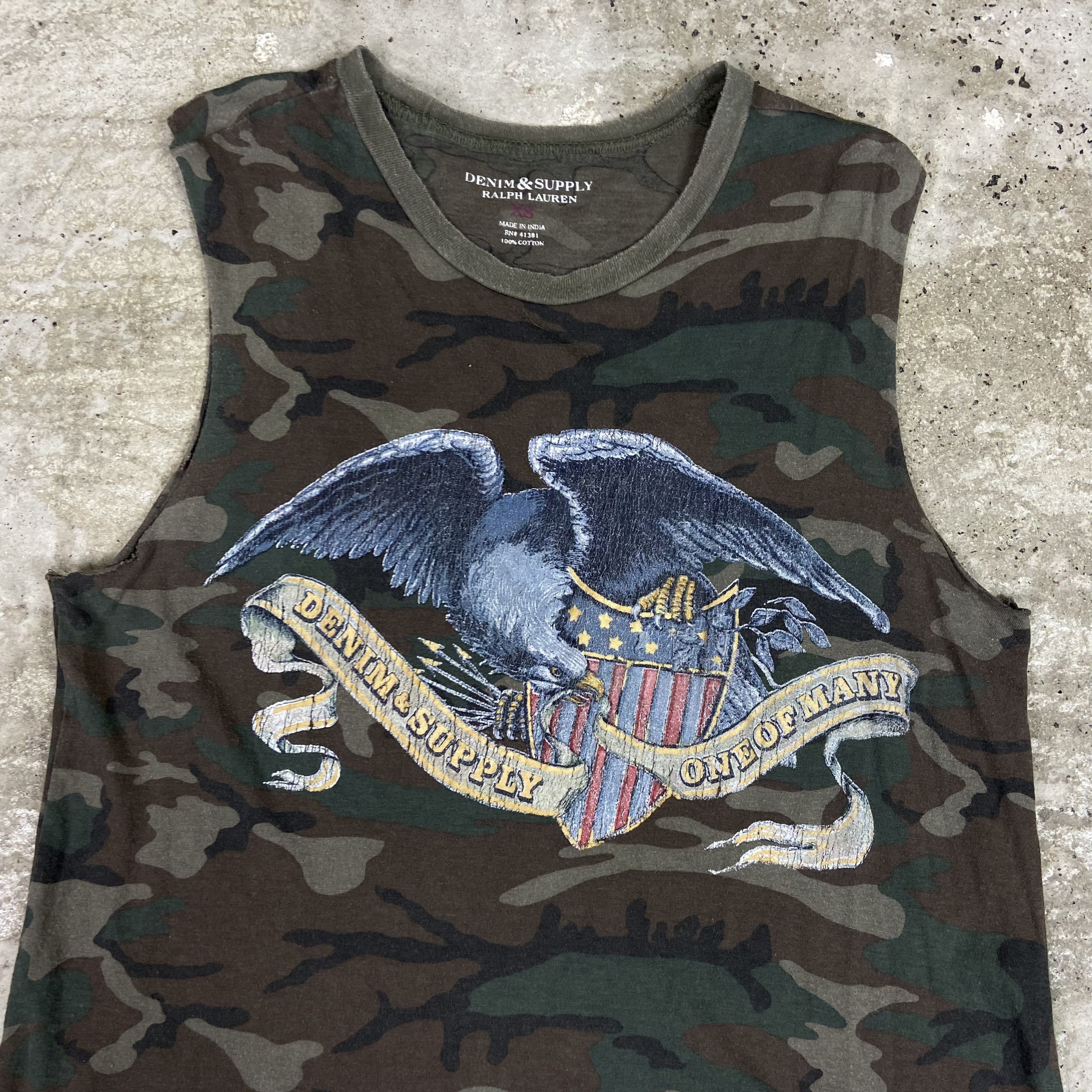 Ralph Lauren RALPH LAUREN Y2K VINTAGE RARE CAMO TANK TOP - 726 Size US S / EU 44-46 / 1 - 4 Thumbnail