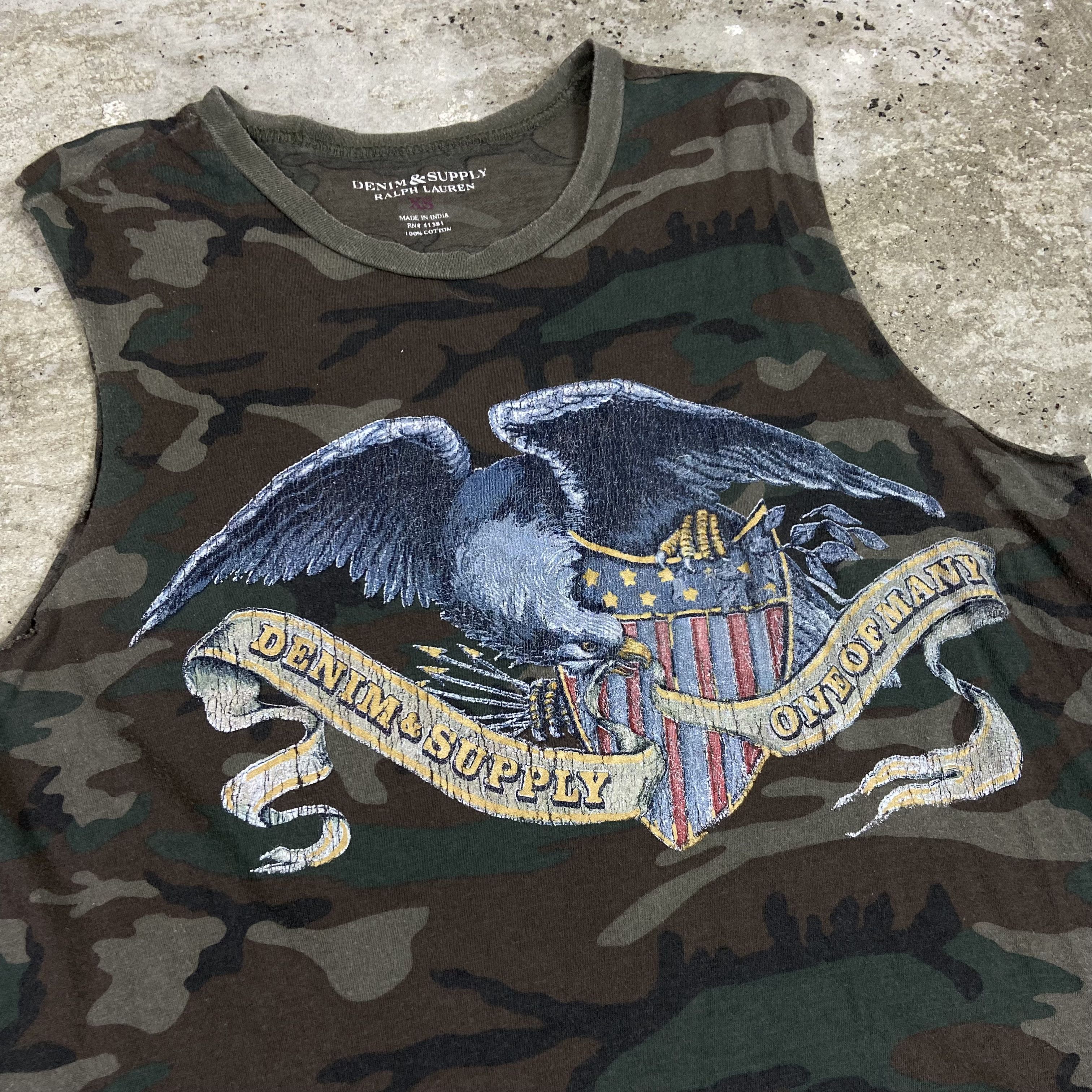 Ralph Lauren RALPH LAUREN Y2K VINTAGE RARE CAMO TANK TOP - 726 Size US S / EU 44-46 / 1 - 3 Thumbnail