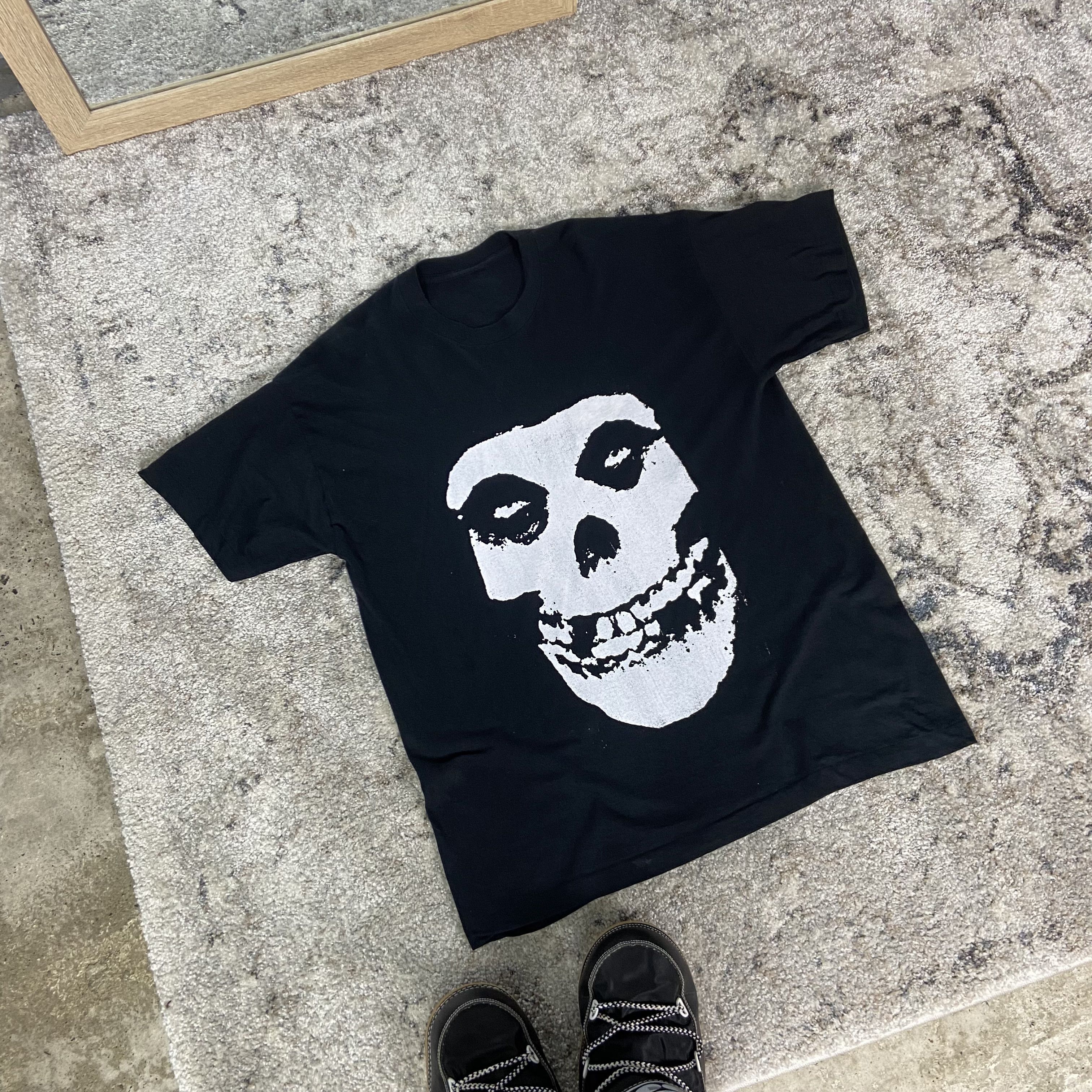Band Tees 1990s SINGLE STITCH CRIMSON GHOST MISFITS SKULL TEE - № 568 Size US XL / EU 56 / 4 - 3 Thumbnail