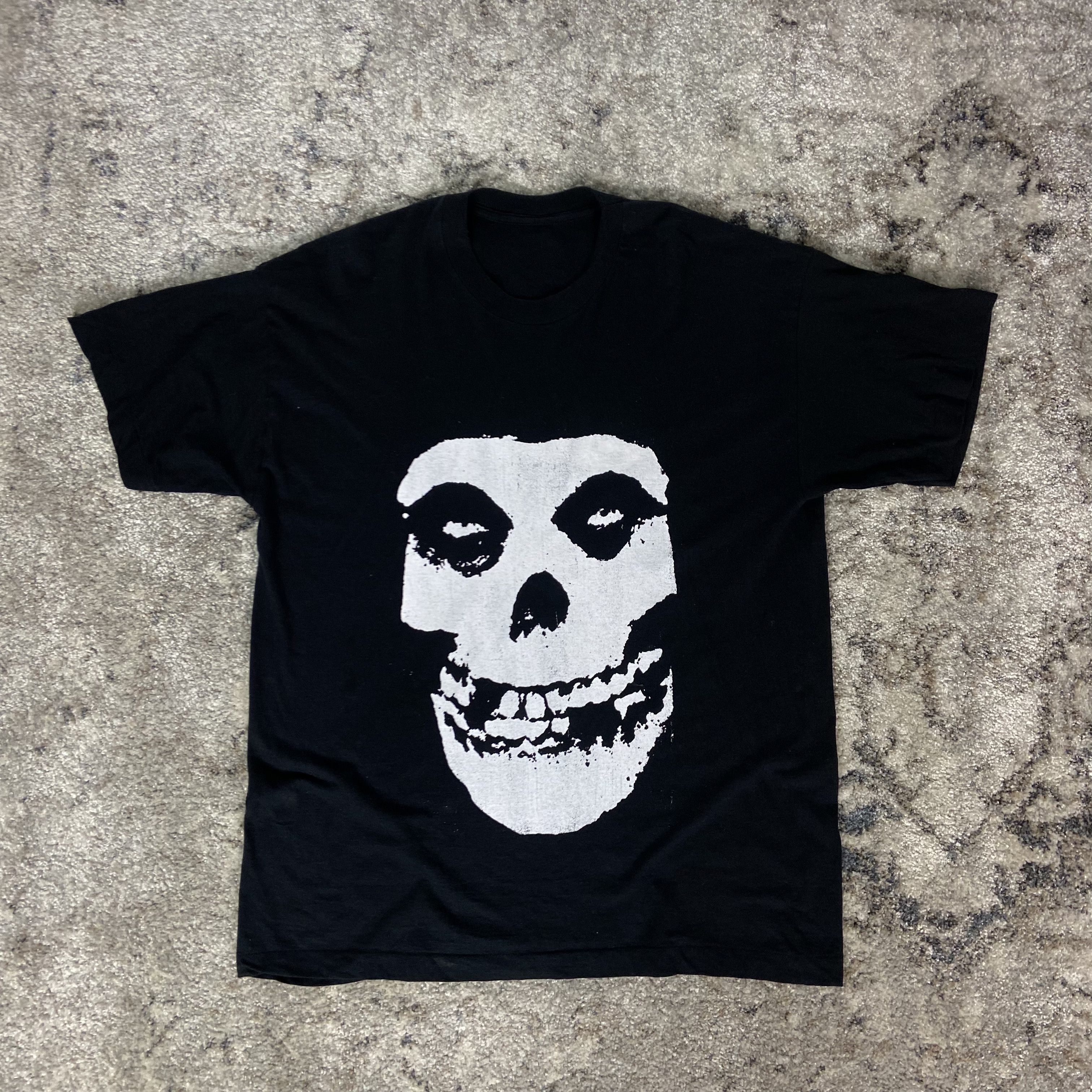 Band Tees 1990s SINGLE STITCH CRIMSON GHOST MISFITS SKULL TEE - № 568 Size US XL / EU 56 / 4 - 1 Thumbnail
