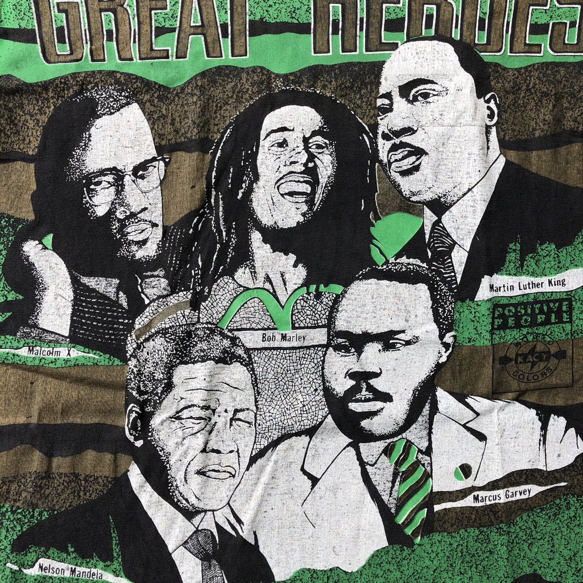 Rap Tees × Vintage Vintage OVP Great Heroes Malcom X Very Rare Tee Shirt Size US XL / EU 56 / 4 - 5 Thumbnail