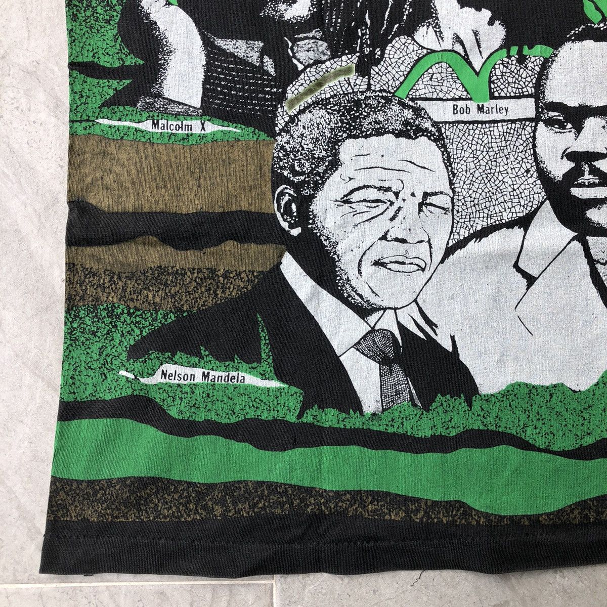 Rap Tees × Vintage Vintage OVP Great Heroes Malcom X Very Rare Tee Shirt Size US XL / EU 56 / 4 - 8 Thumbnail