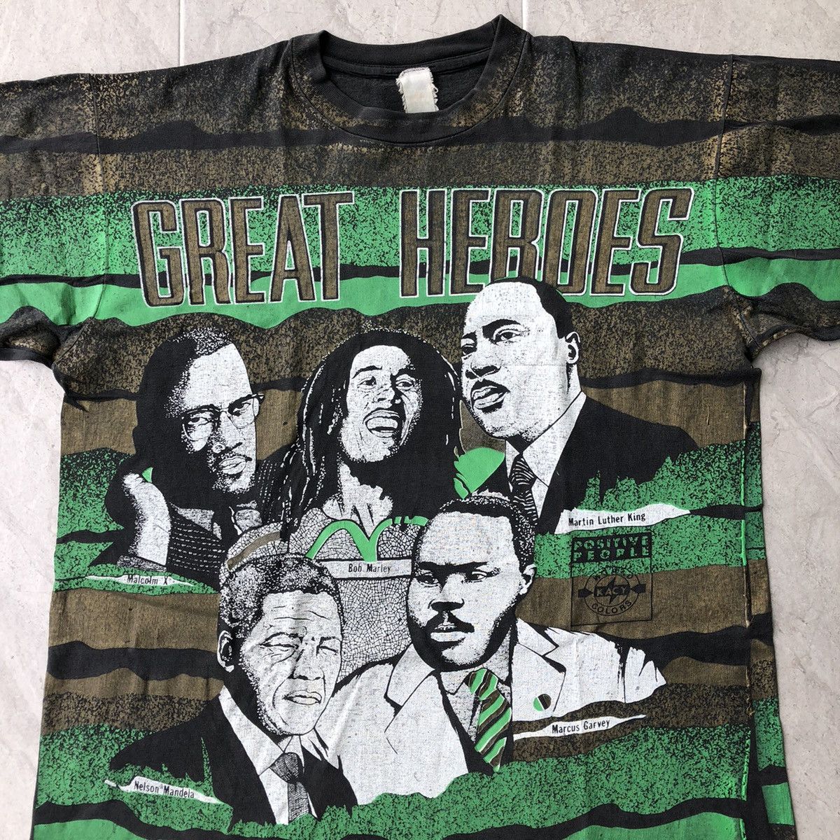 Rap Tees × Vintage Vintage OVP Great Heroes Malcom X Very Rare Tee Shirt Size US XL / EU 56 / 4 - 2 Thumbnail