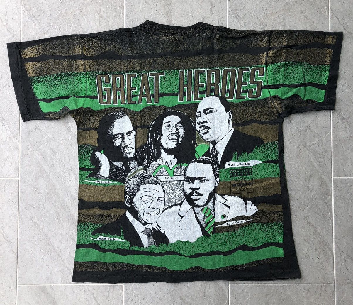 Rap Tees × Vintage Vintage OVP Great Heroes Malcom X Very Rare Tee Shirt Size US XL / EU 56 / 4 - 6 Thumbnail