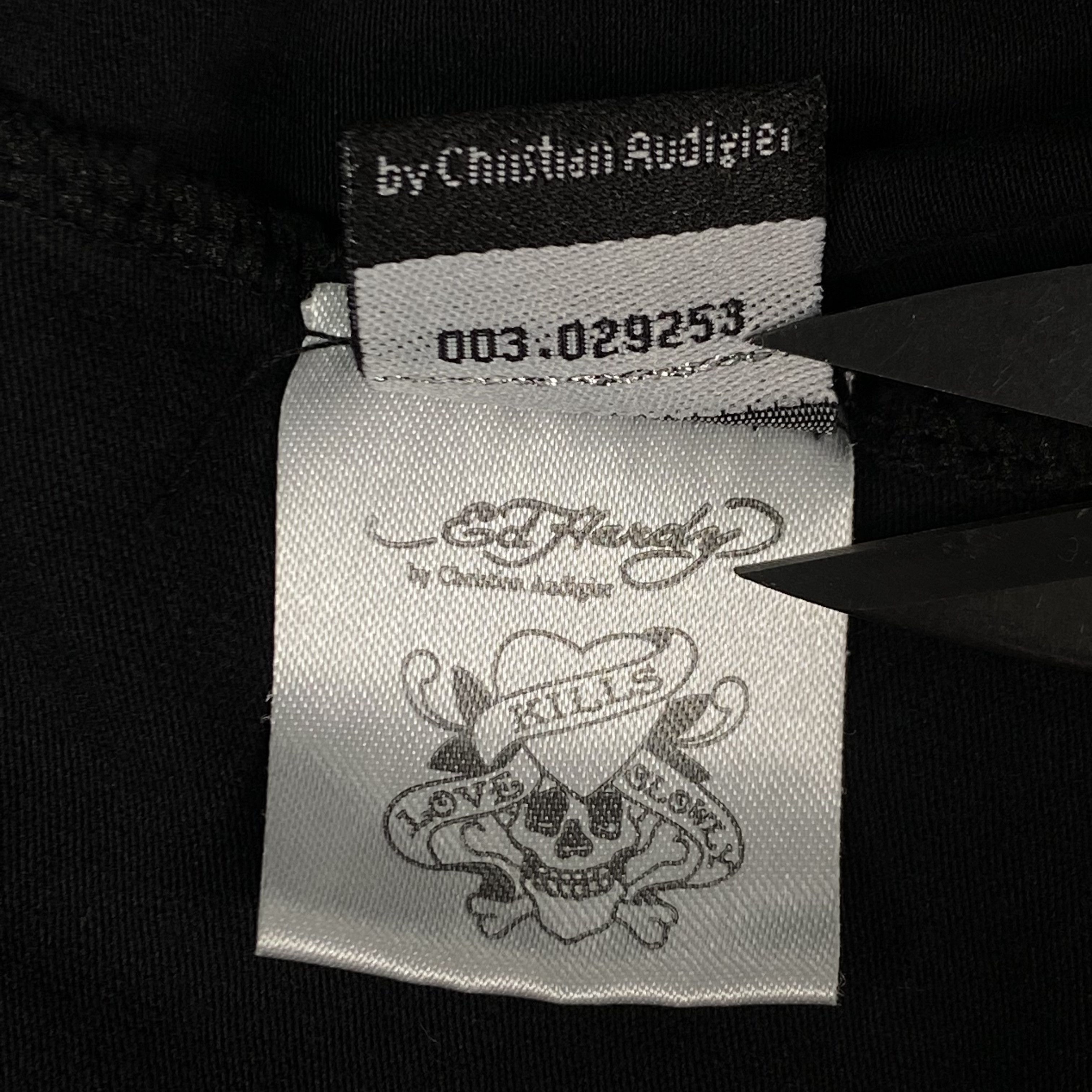 Christian Audigier ED HARDY Y2K AWESOME PUNK SWAROVSKI RARE RETRO TOP TEE - 625 Size XL / US 12-14 / IT 48-50 - 10 Thumbnail
