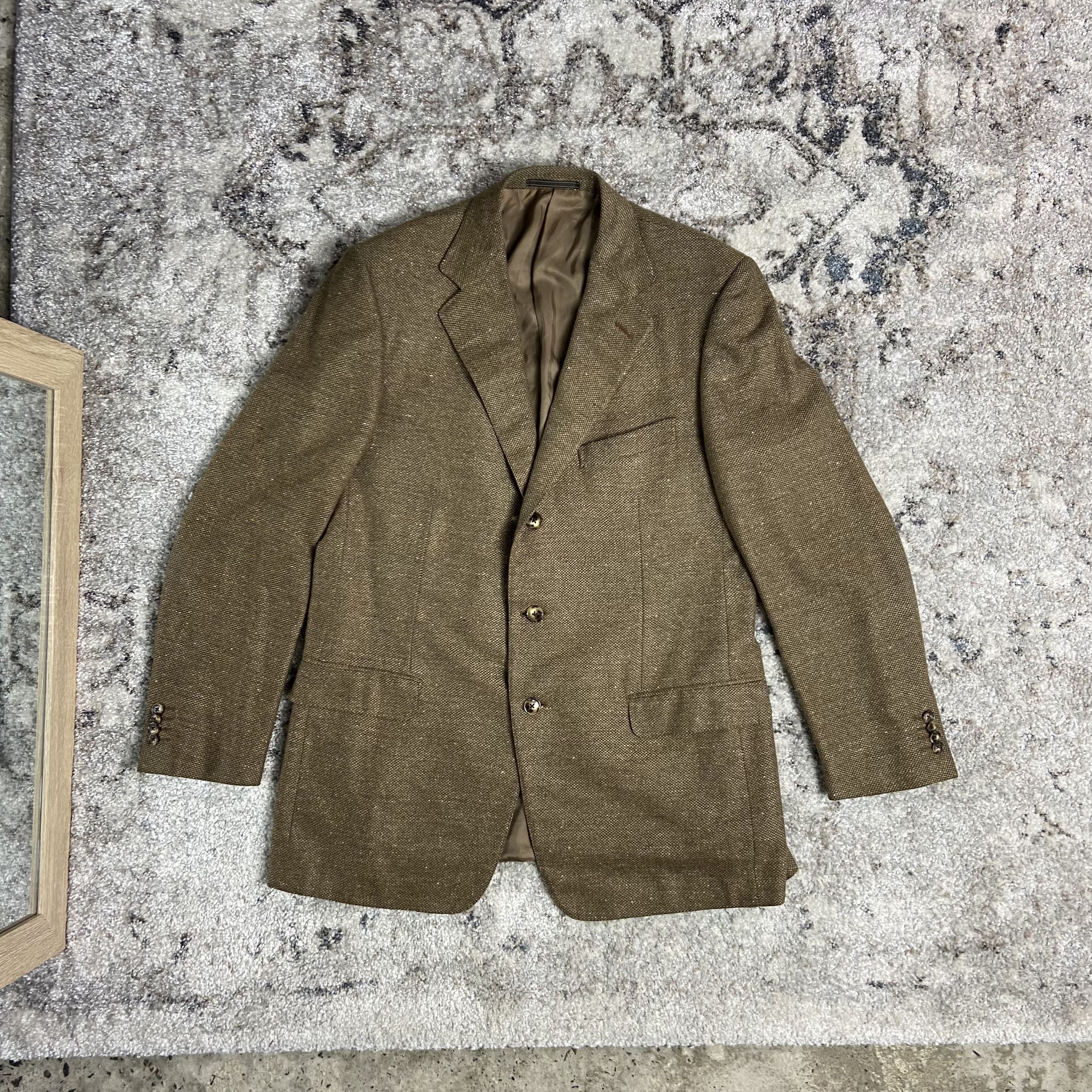 Ermenegildo Zegna 1990s ERMENEGILDO ZEGNA CLASSIC MINIMALISTIC BLAZER - № 2226 Size 52L - 1 Thumbnail
