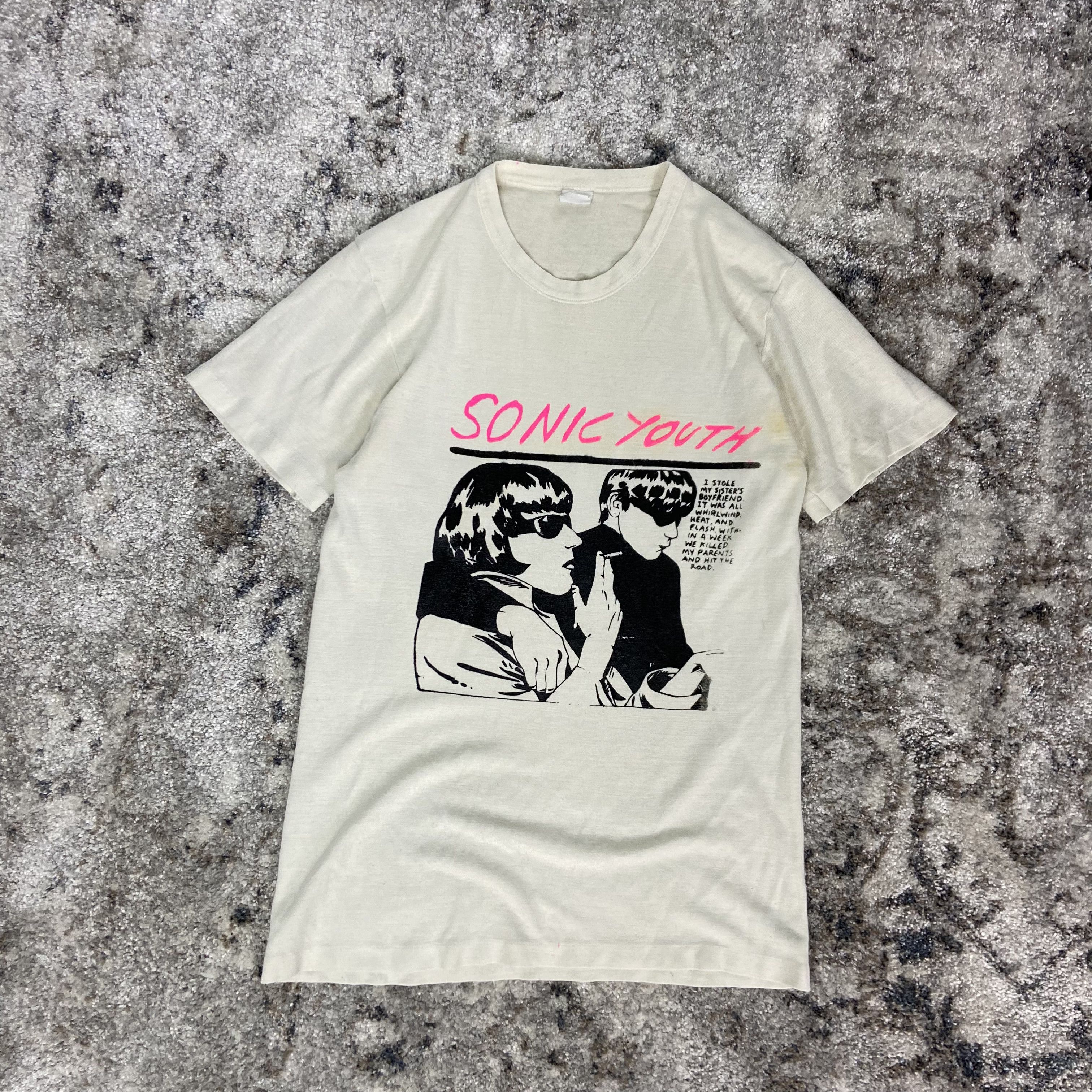 Band Tees SONIC YOUTH 1980s ARCHIVE VERY RARE VINTAGE BOXY FIT TEE Size US M / EU 48-50 / 2 - 4 Thumbnail