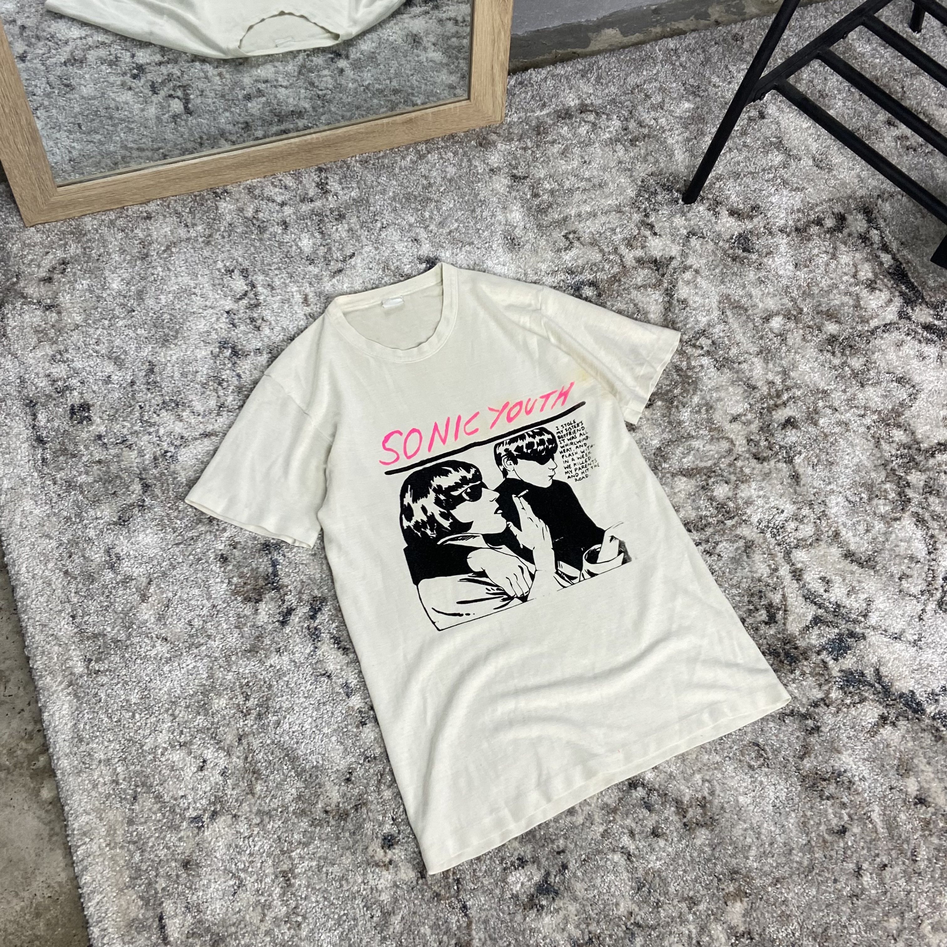 Band Tees SONIC YOUTH 1980s ARCHIVE VERY RARE VINTAGE BOXY FIT TEE Size US M / EU 48-50 / 2 - 5 Thumbnail