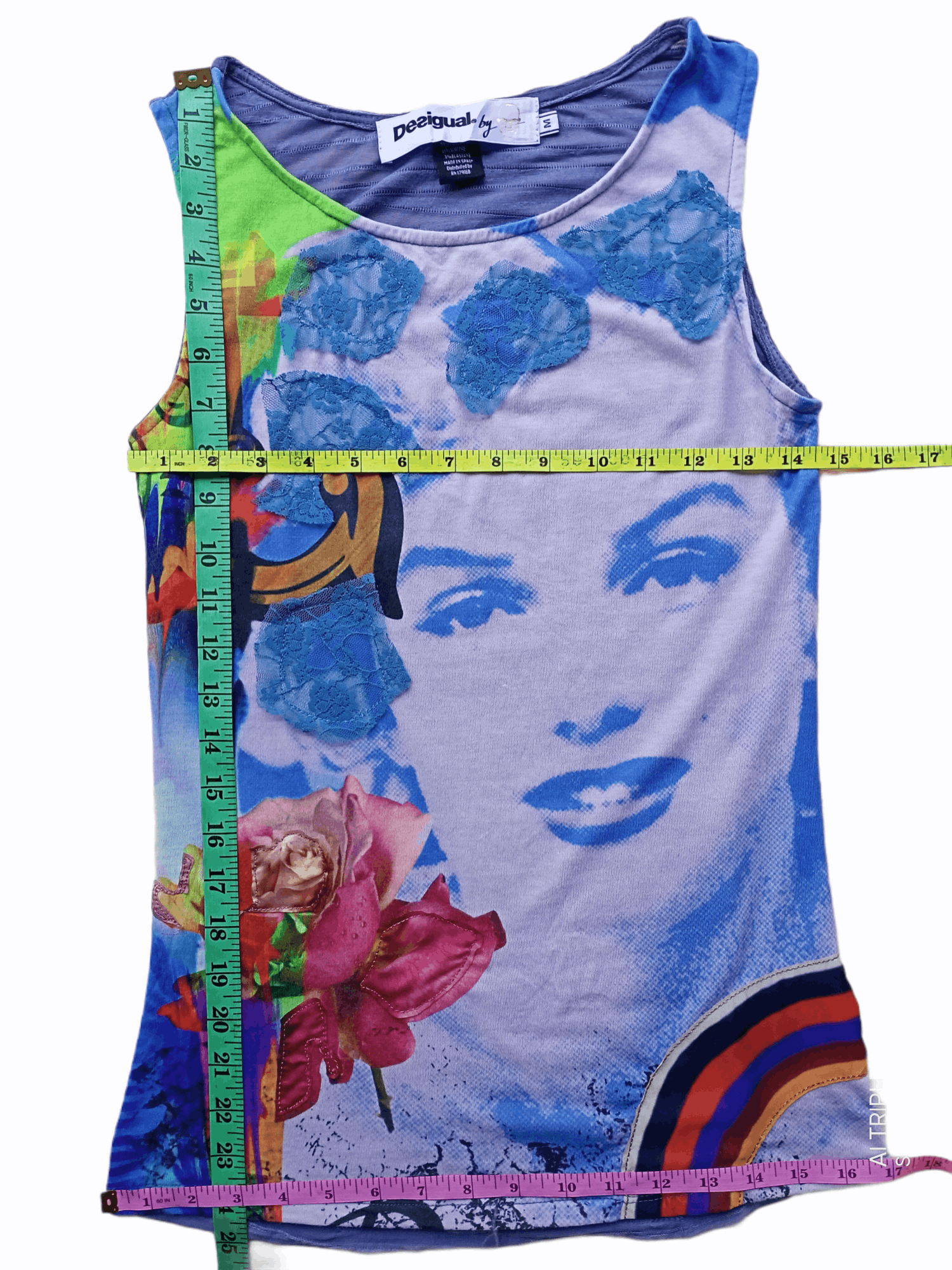 Designer × Desigual × Japanese Brand MARILYN MONROE SLEVELESS Size US M / EU 48-50 / 2 - 3 Thumbnail
