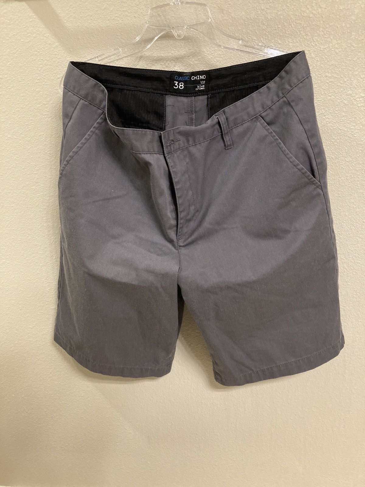 Blue Crown Streetwear Blue Crown Zumiez Grey Chino Shorts Grailed