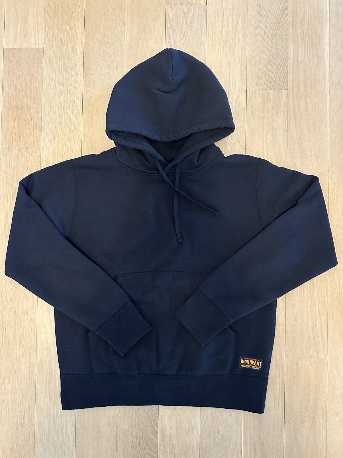Iron Heart Ultra Heavyweight Loopwheel Fleece Hoodie Black M