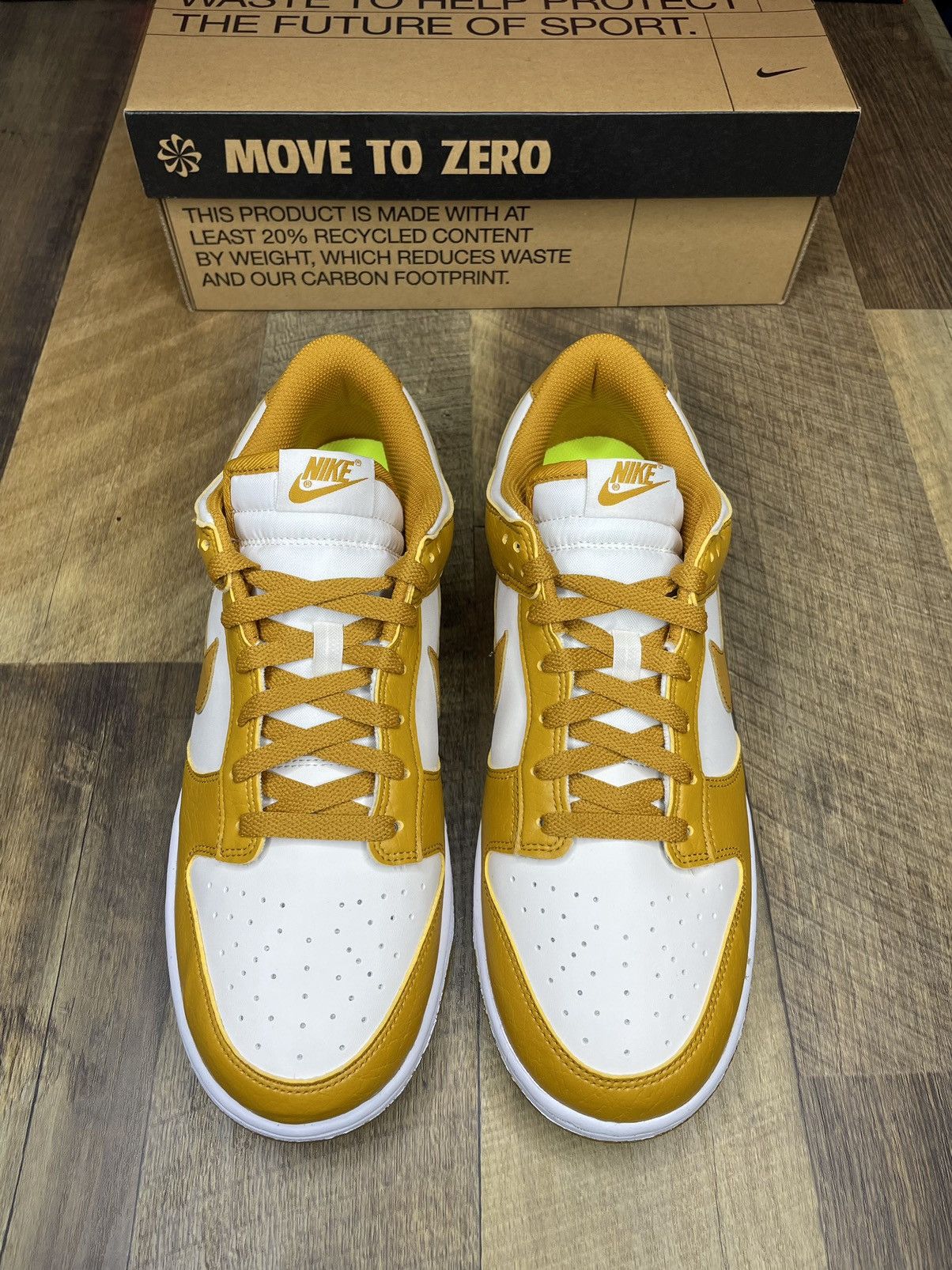 Nike Nike Dunk Low Next Nature Gold Phantom 2022 Size US 10.5 / EU 43-44 - 2 Thumbnail