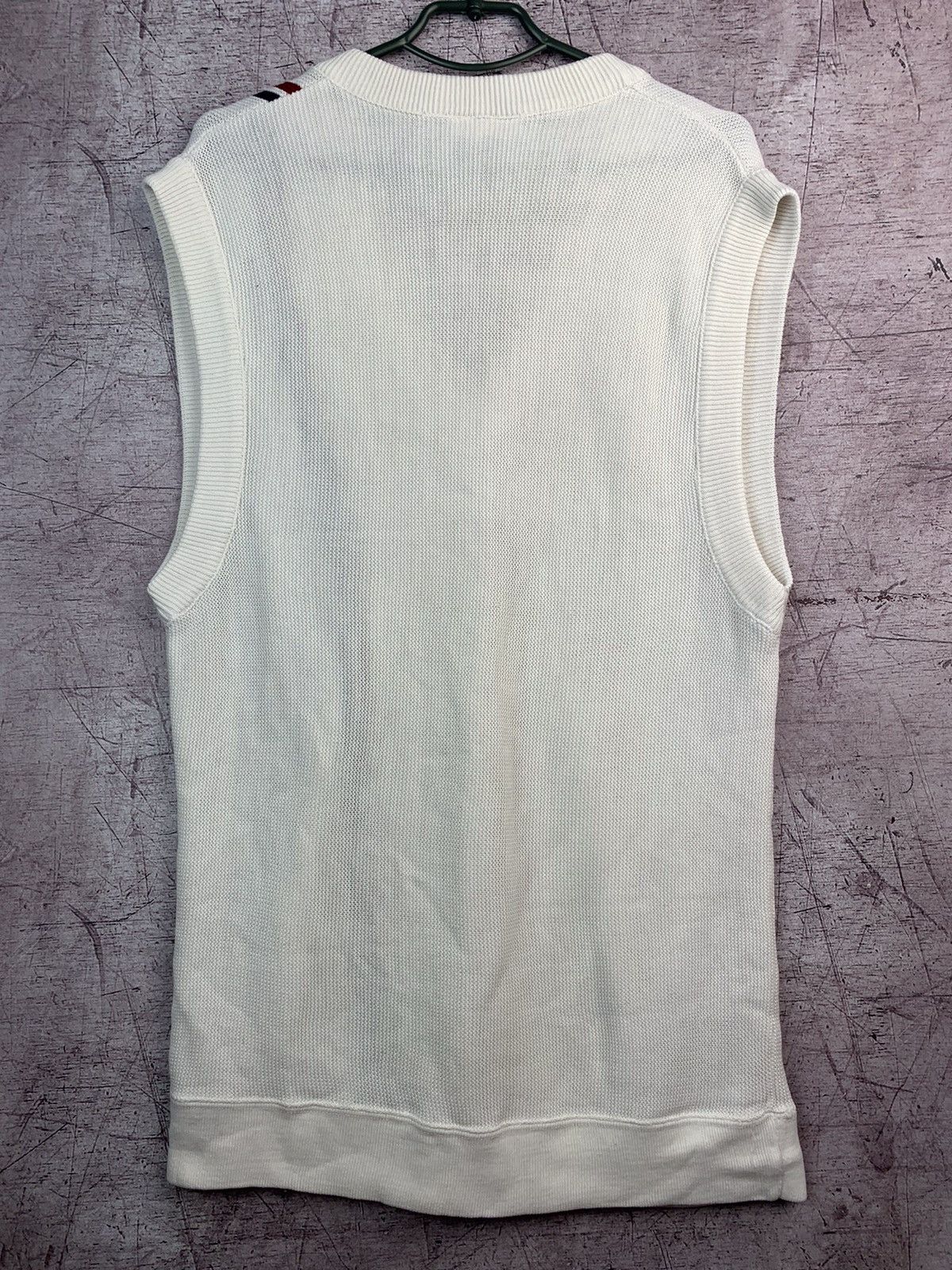 Lacoste × Vintage Vintage Lacoste V-neck Tennis Vest Knitted Size US M / EU 48-50 / 2 - 4 Thumbnail