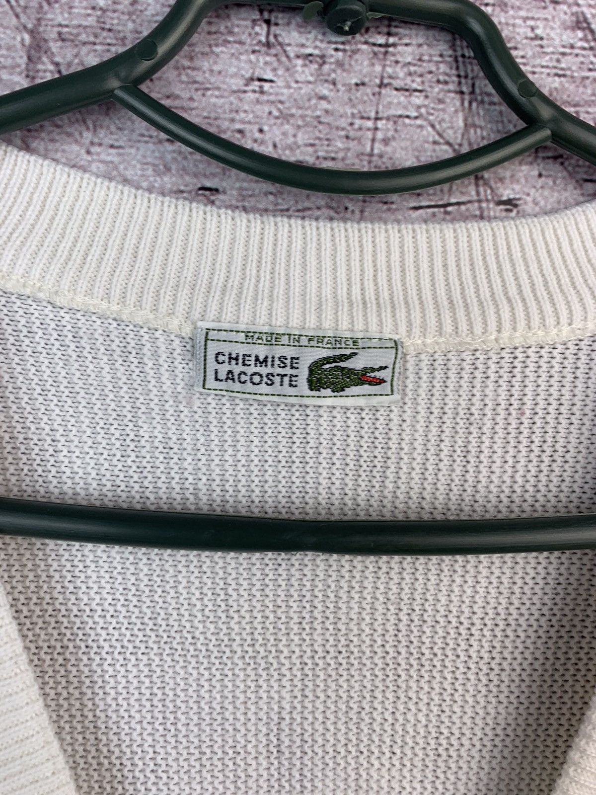 Lacoste × Vintage Vintage Lacoste V-neck Tennis Vest Knitted Size US M / EU 48-50 / 2 - 6 Thumbnail
