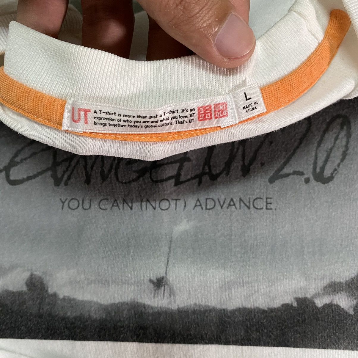 Anime RARE NEON GENESIS EVANGELION: 2.0 Gainax Anime Tees Size US L / EU 52-54 / 3 - 3 Thumbnail